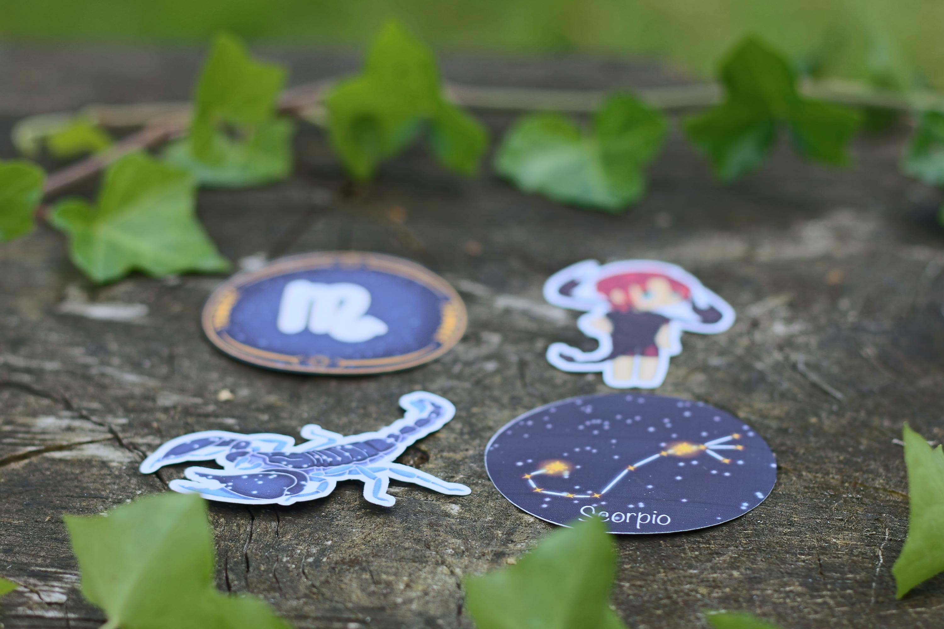 star sign constalation stickers scorpio