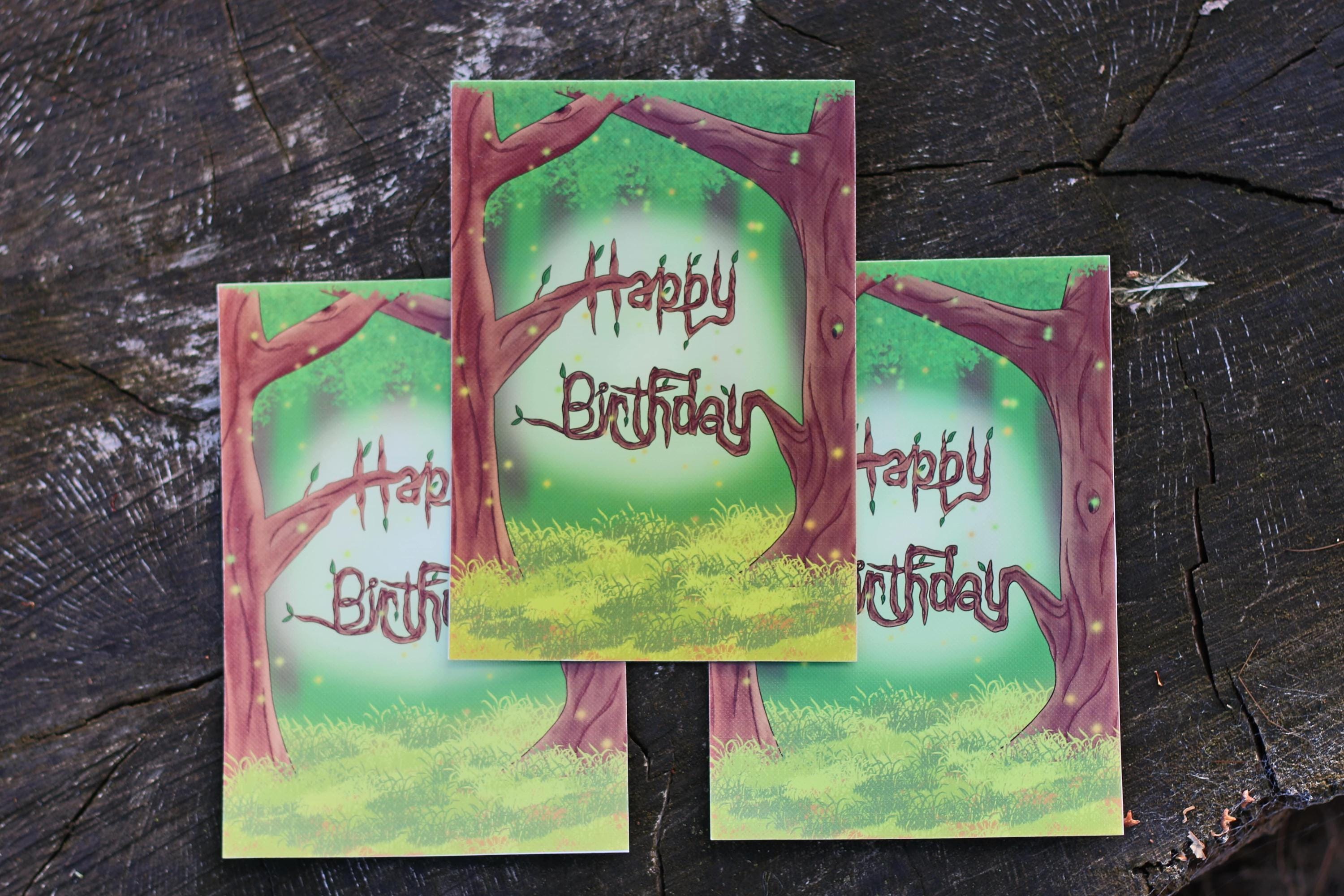 Birthday postcard