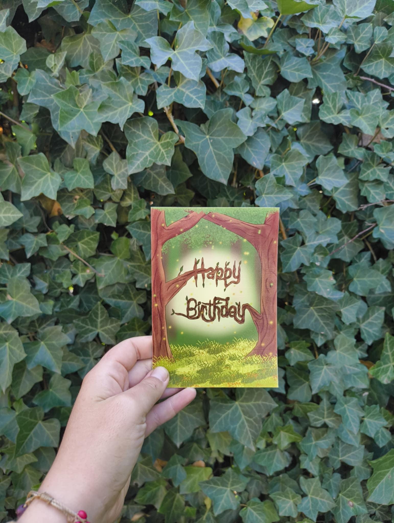 Birthday postcard