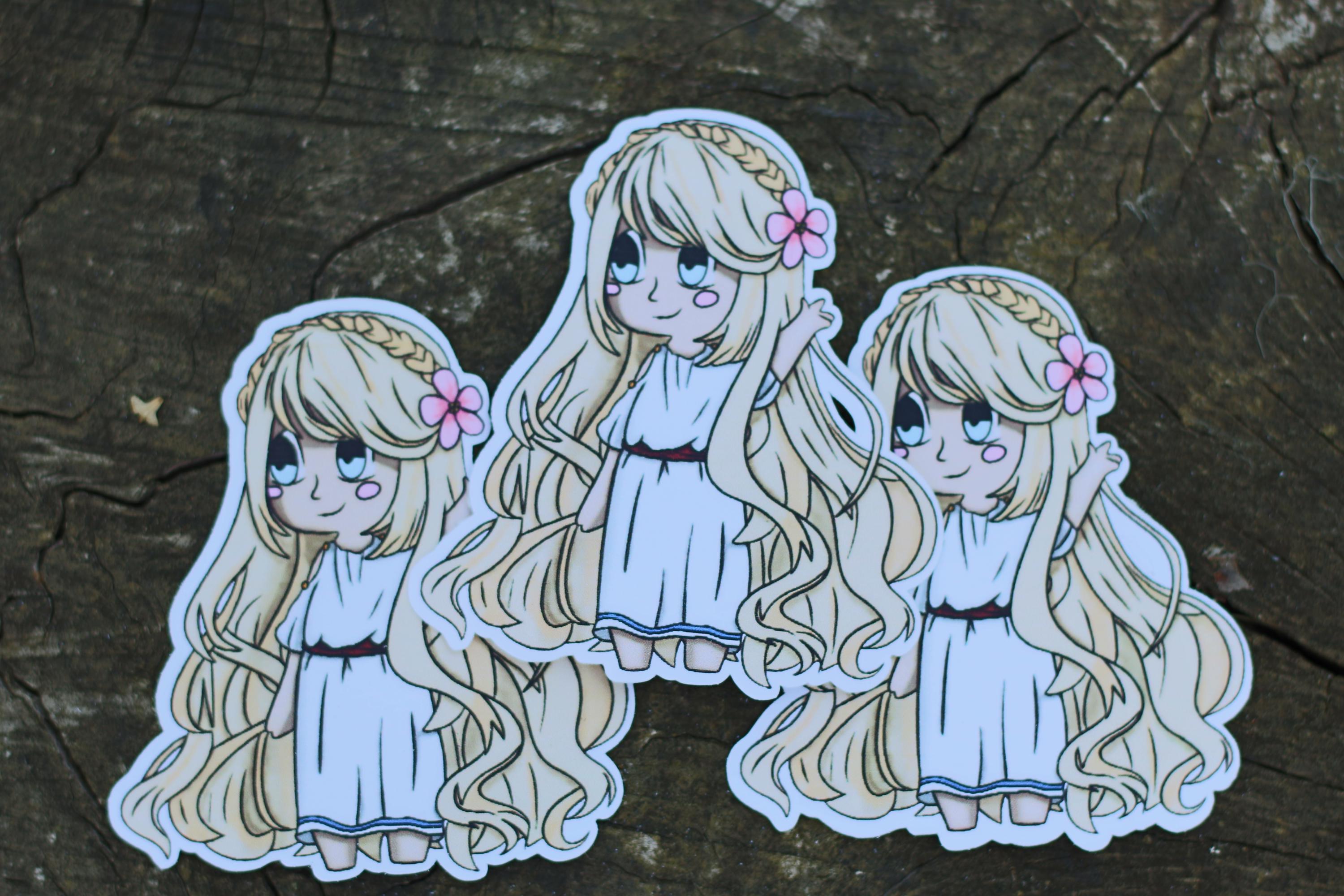 star sign constalation stickers virgo