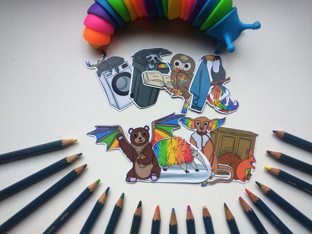 Fantasy rainbow animal bundle 2