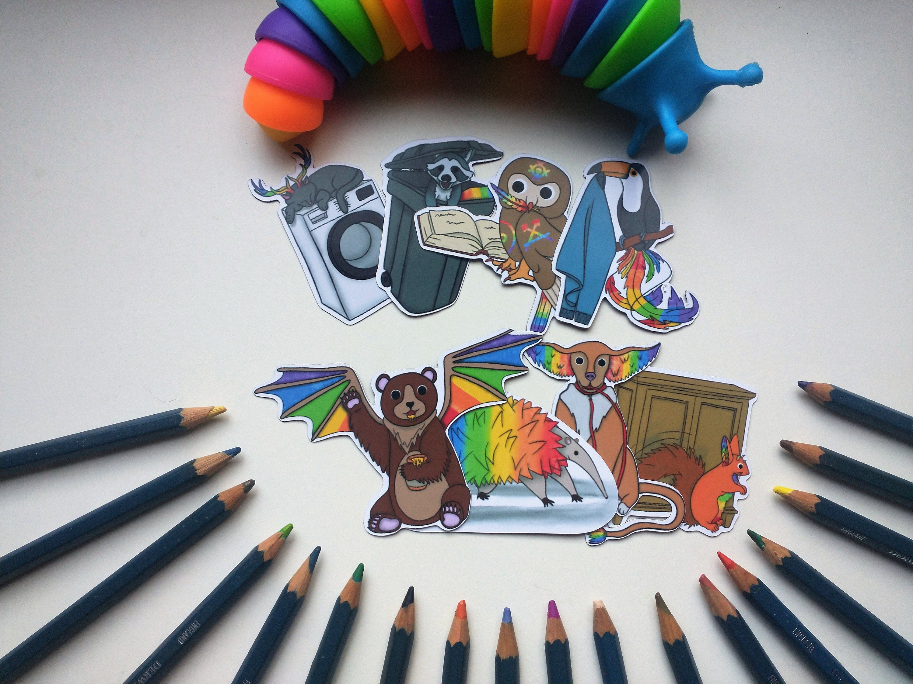 Fantasy rainbow animal bundle 2
