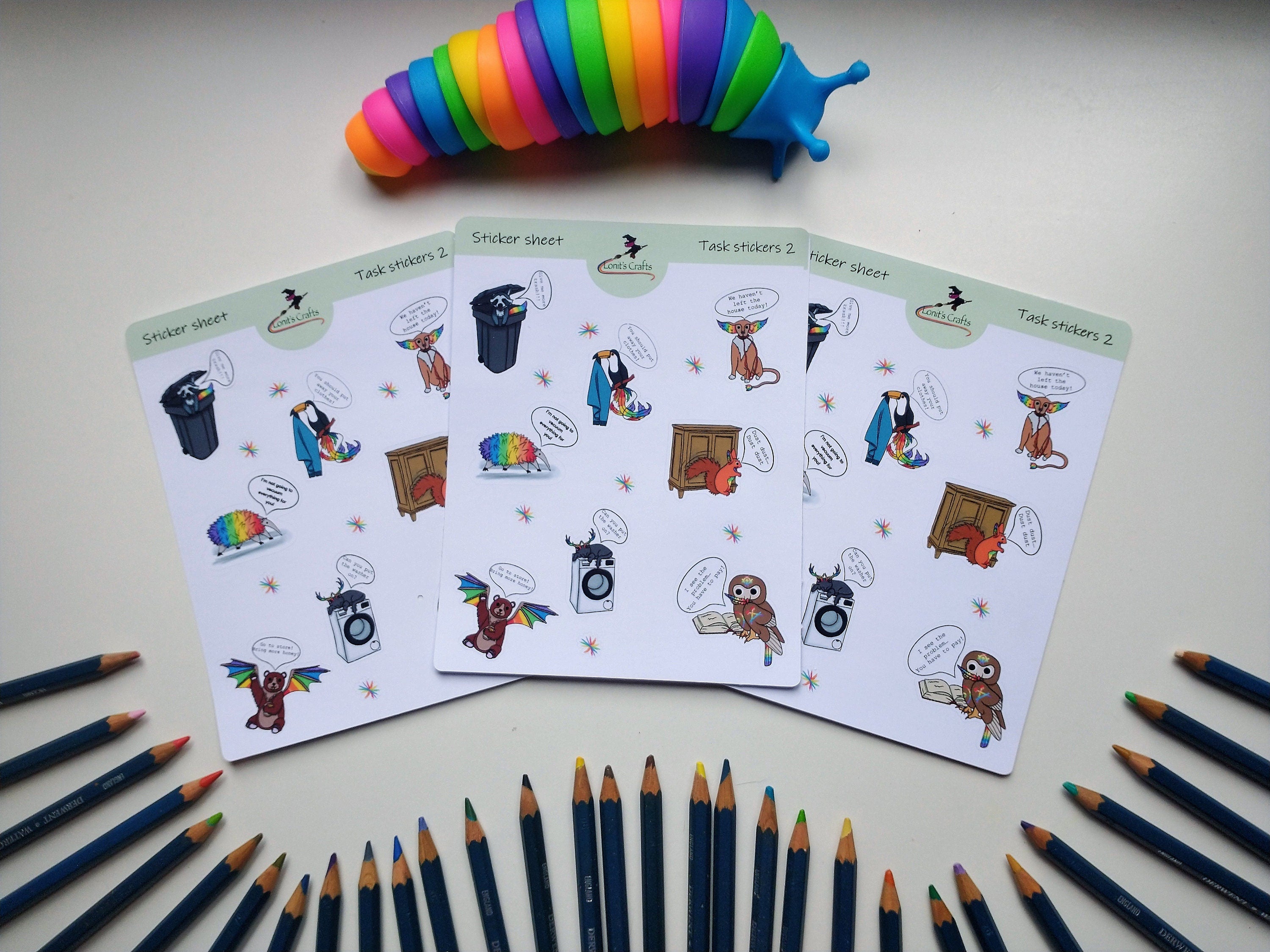 Stickersheet task stickers  2