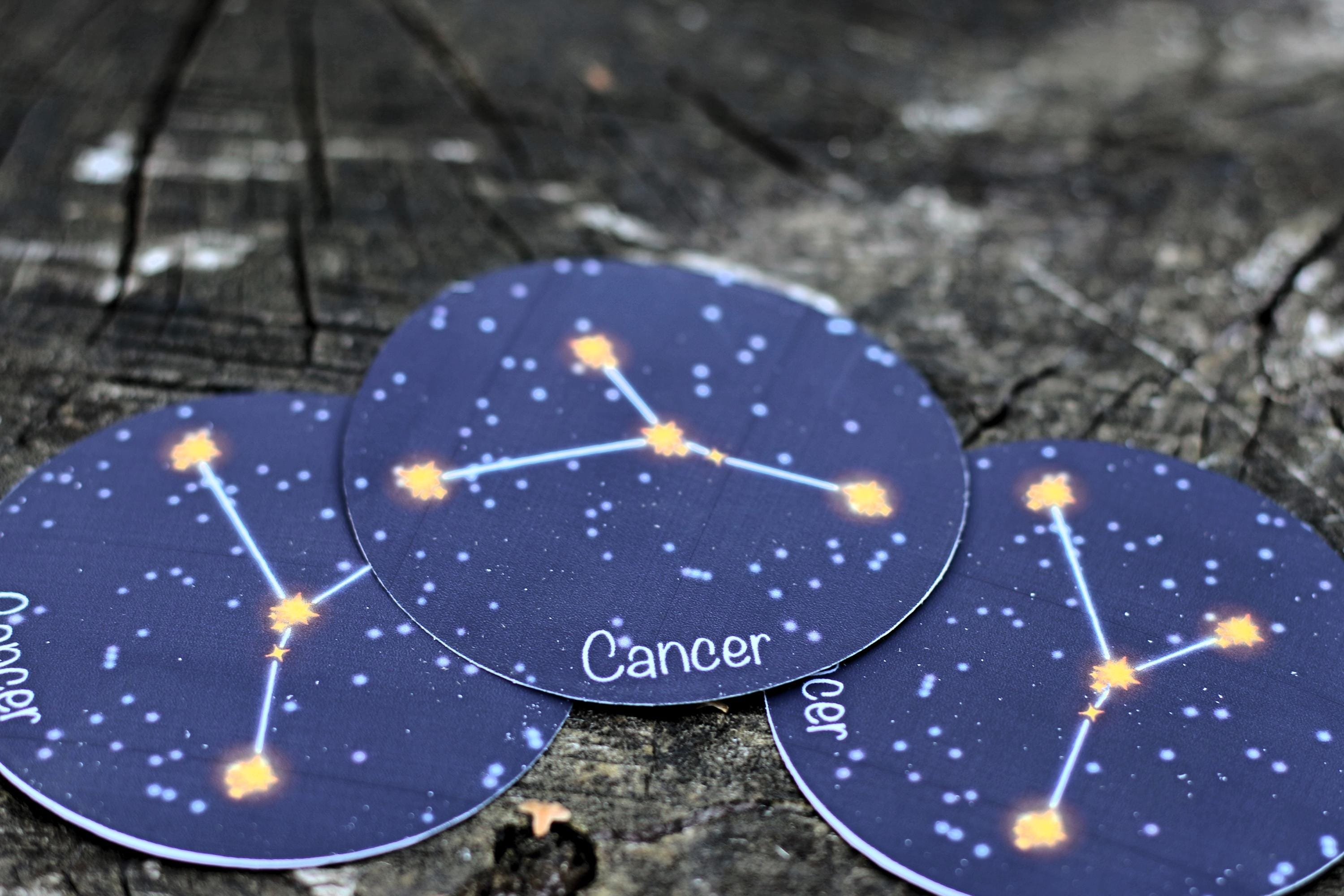 star sign constalation stickers cancer