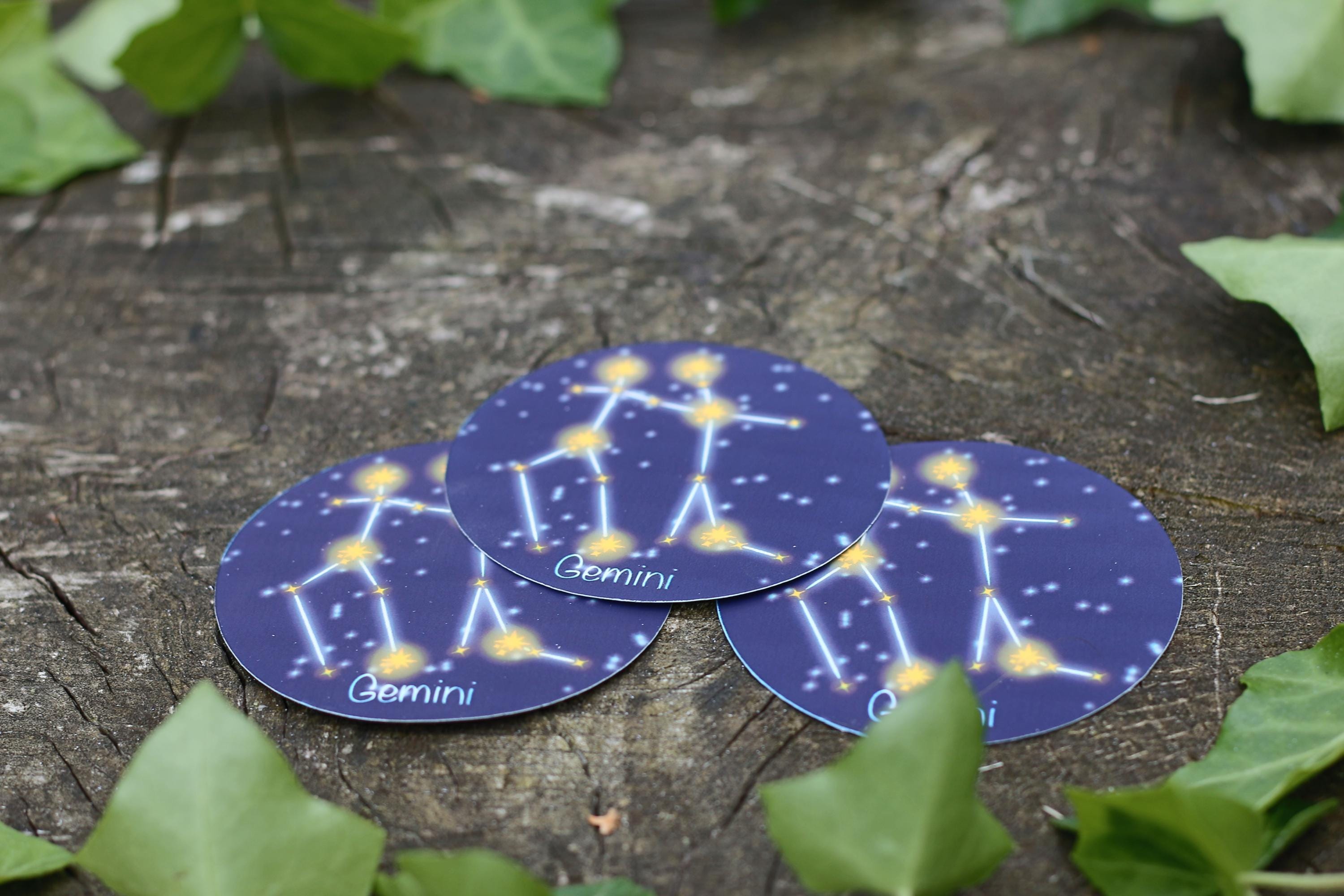 star sign constalation stickers gemini
