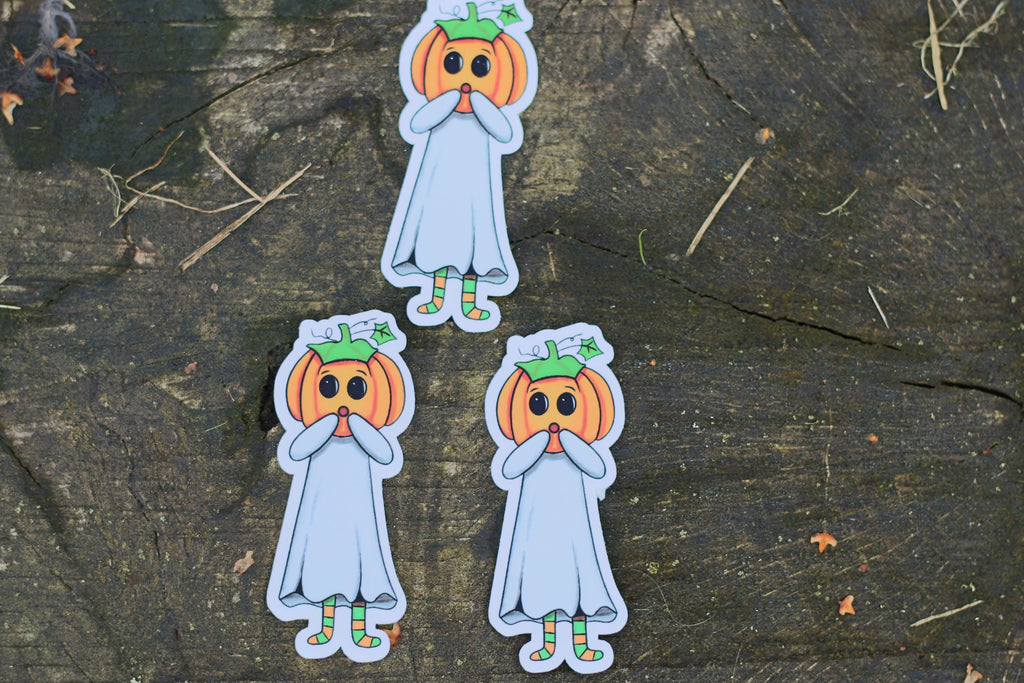 cute spooky pumkin ghosts