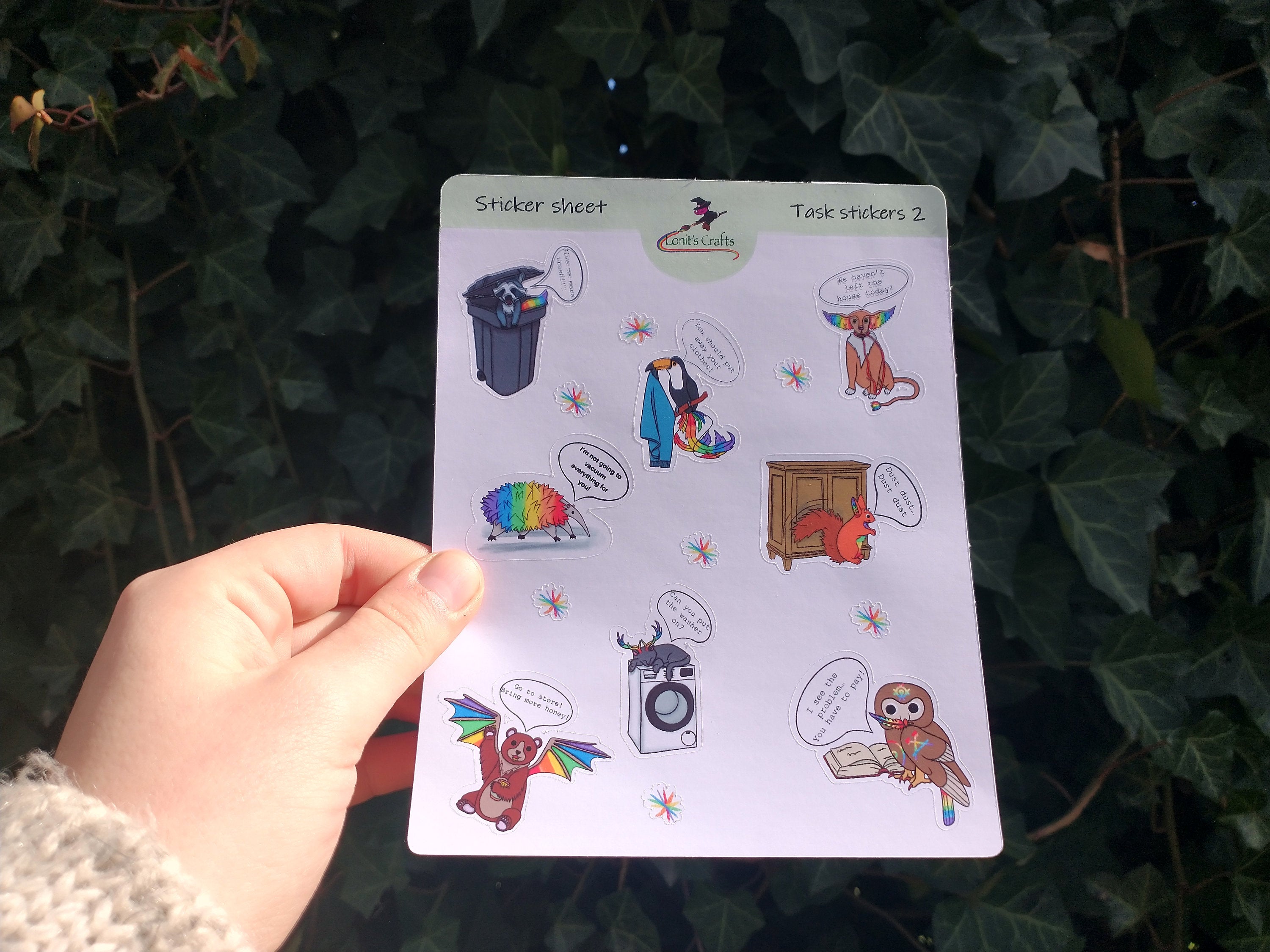Stickersheet task stickers  1
