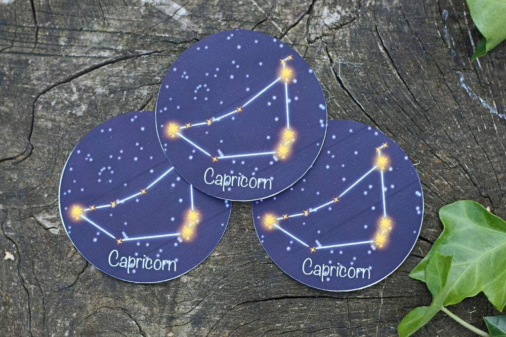 star sign constalation stickers capricorn
