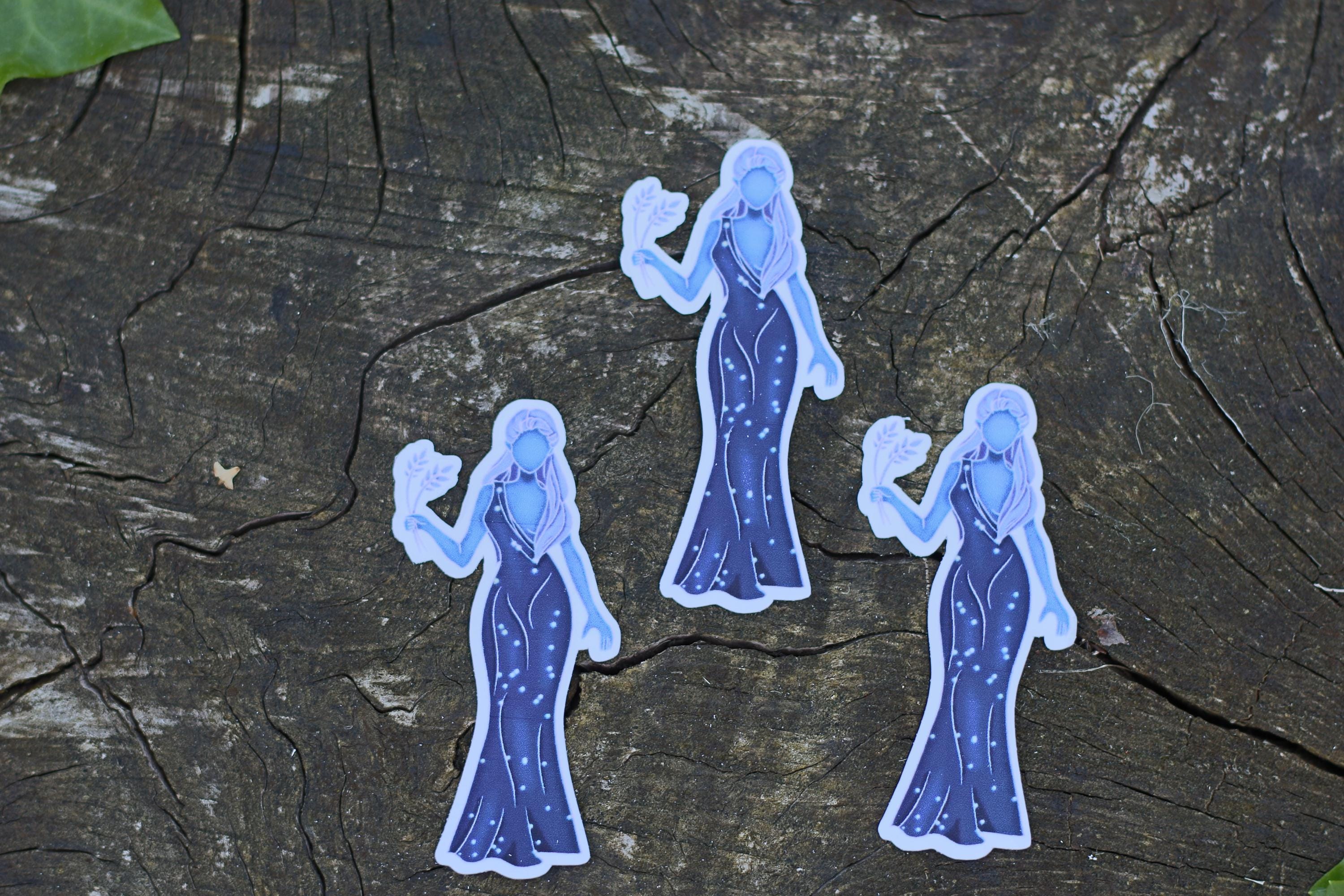 star sign constalation stickers virgo