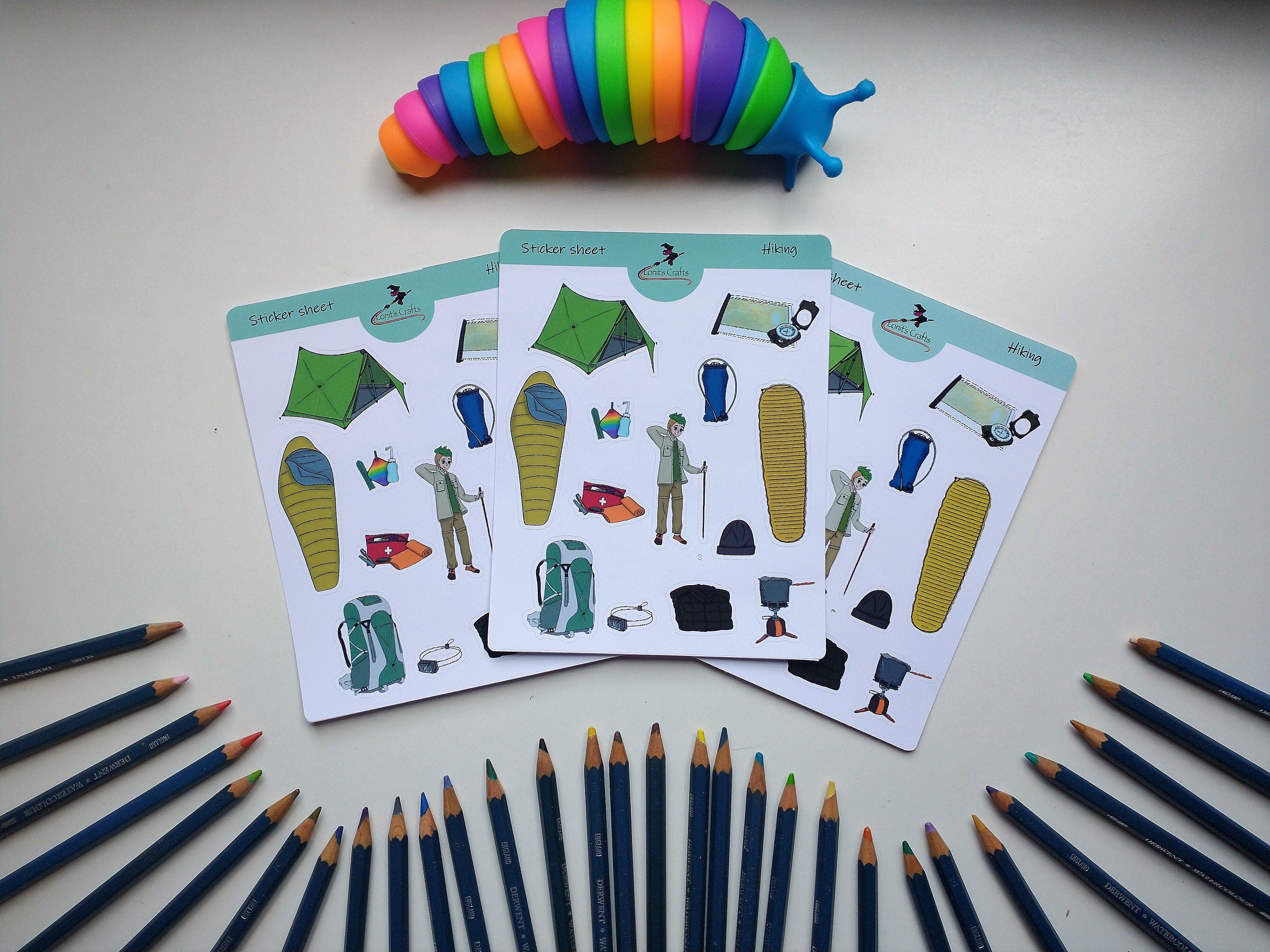 Stickersheet hiking