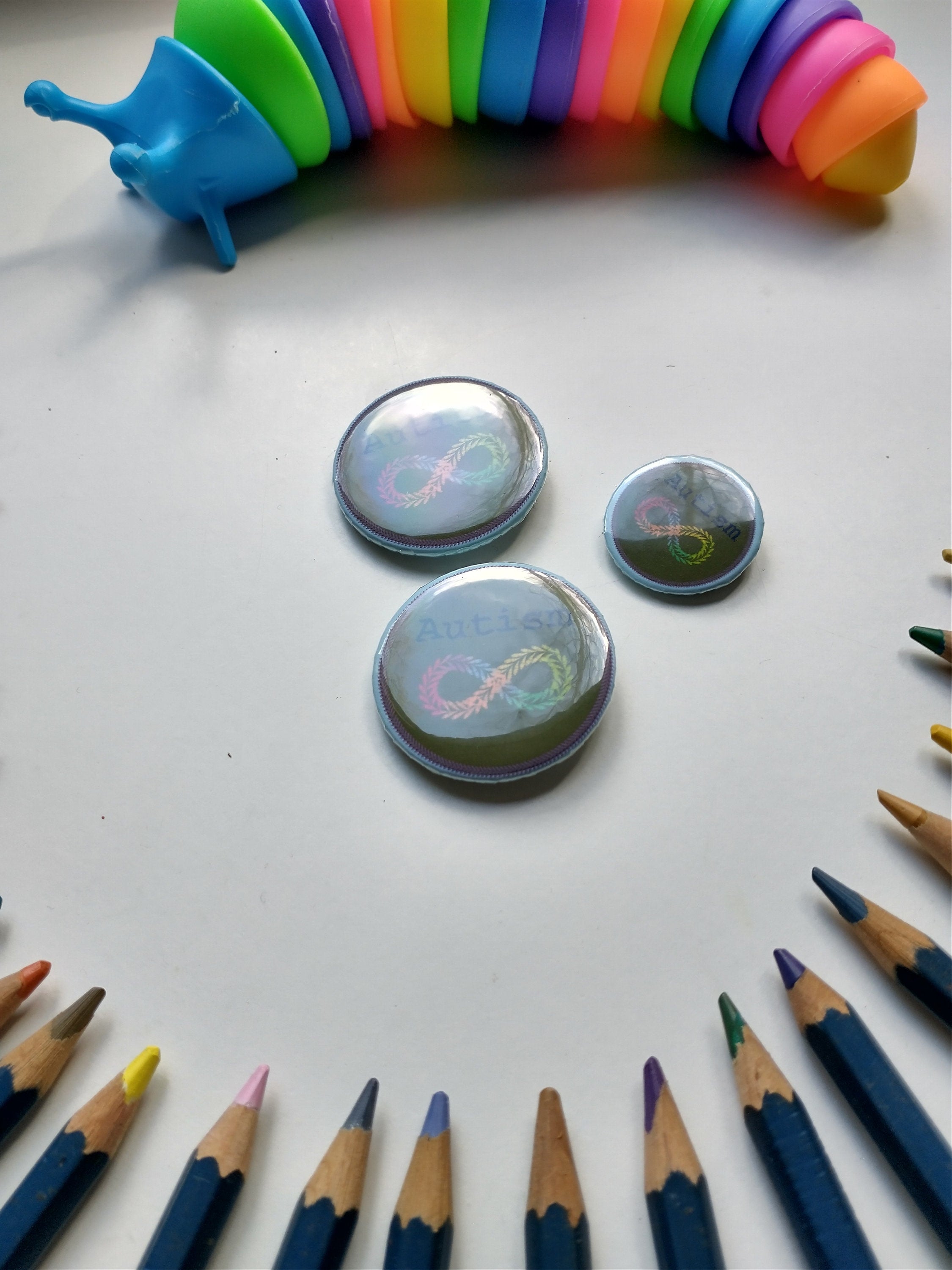 Autisme badge/speld