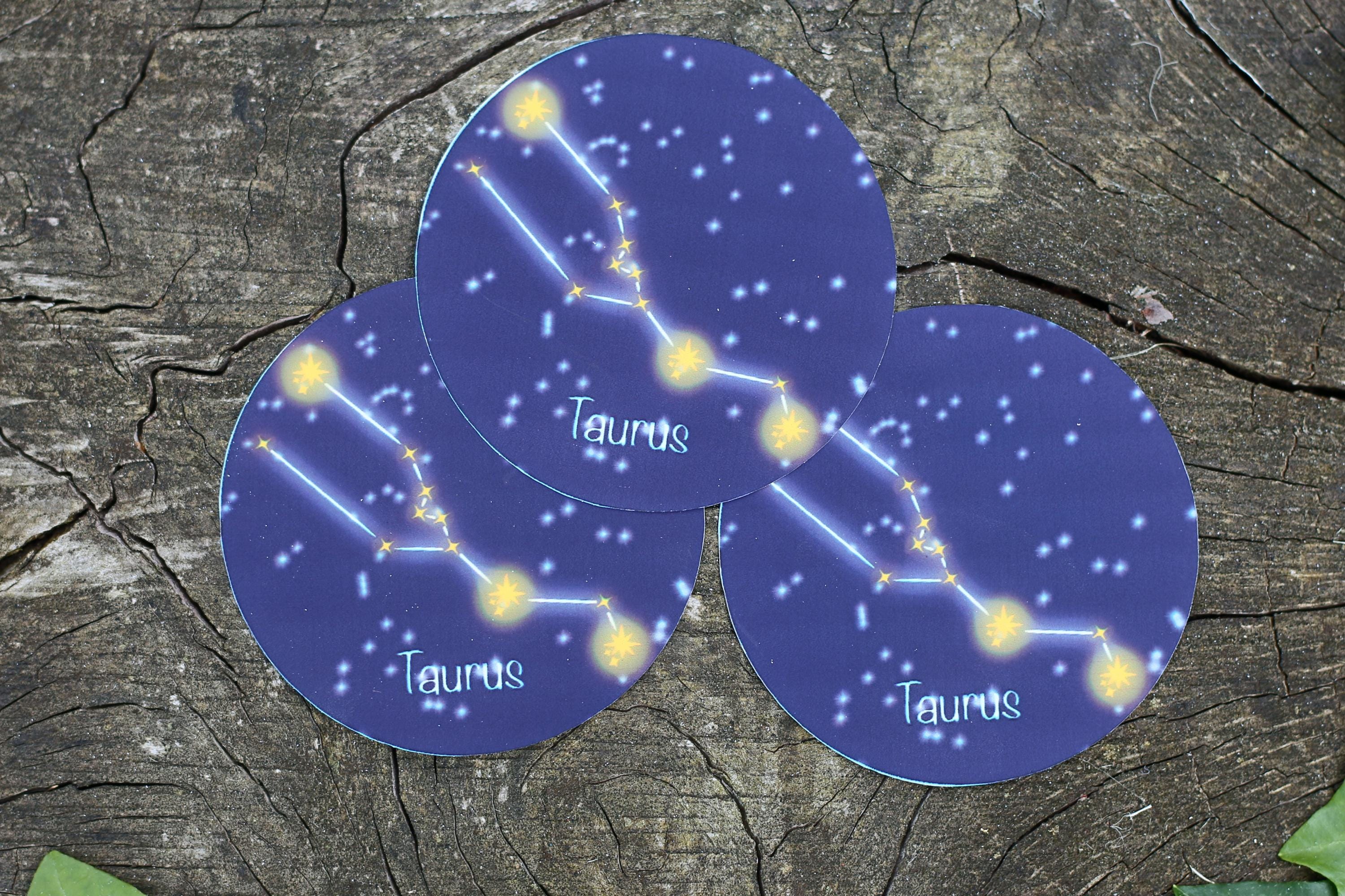 star sign constalation stickers taurus