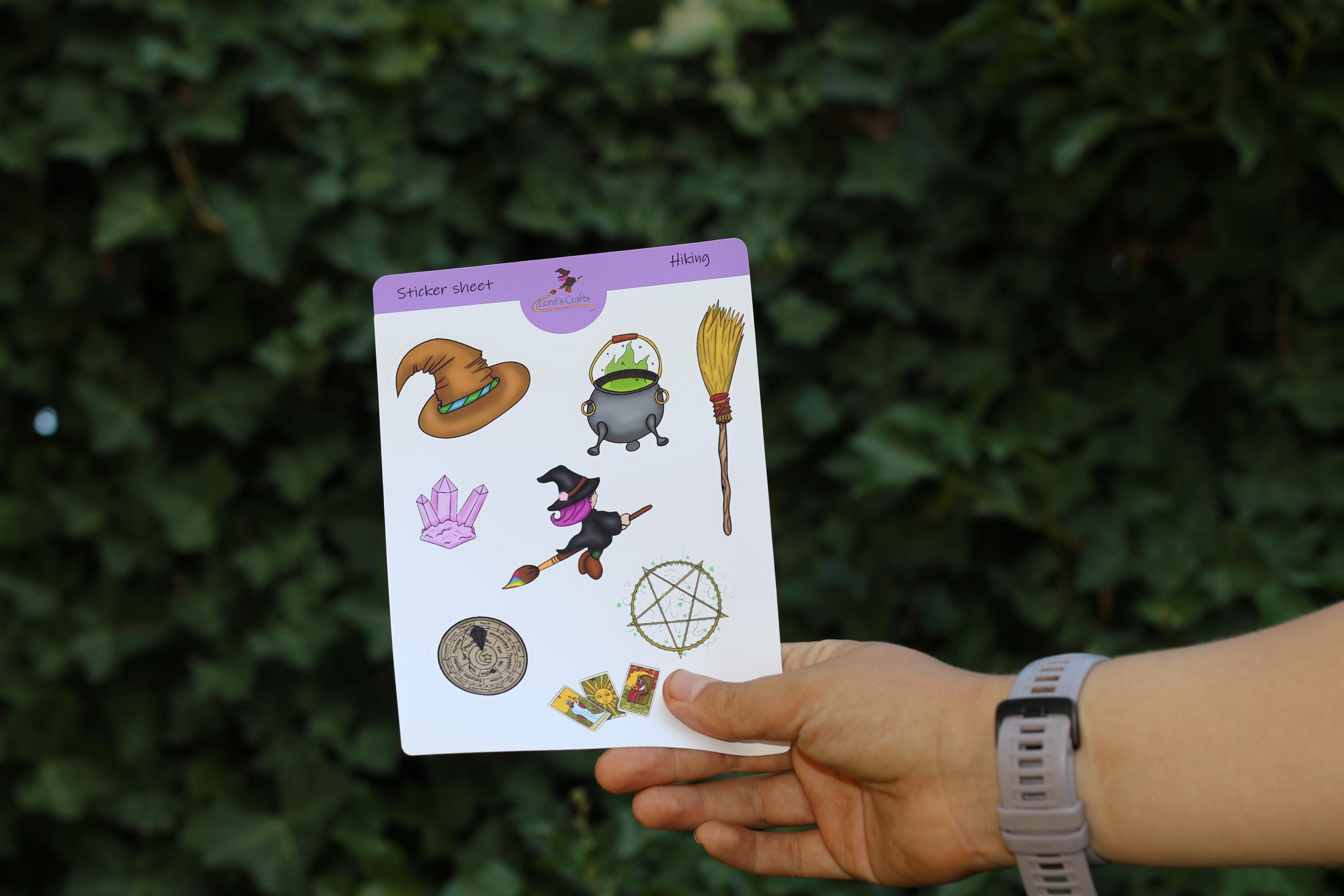 Stickersheet witch