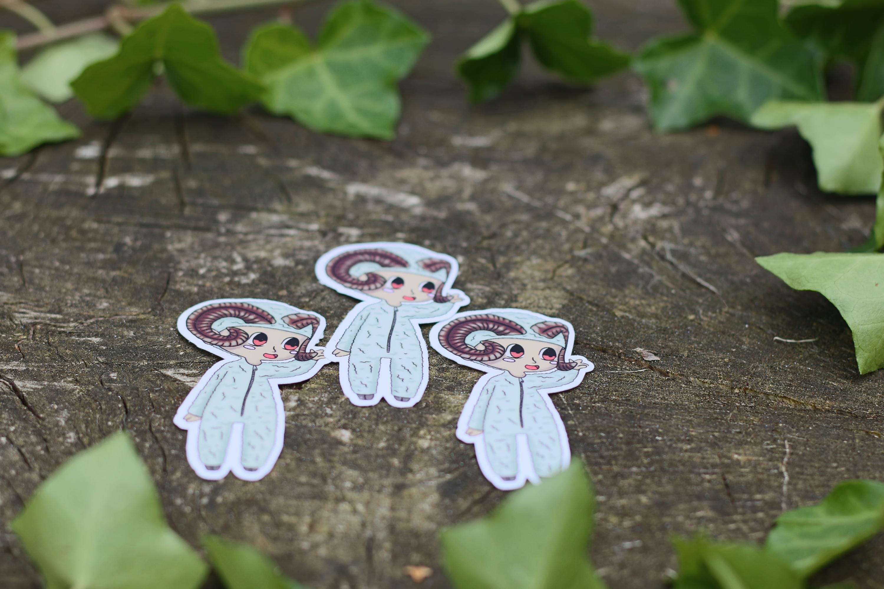 star sign constalation stickers aries