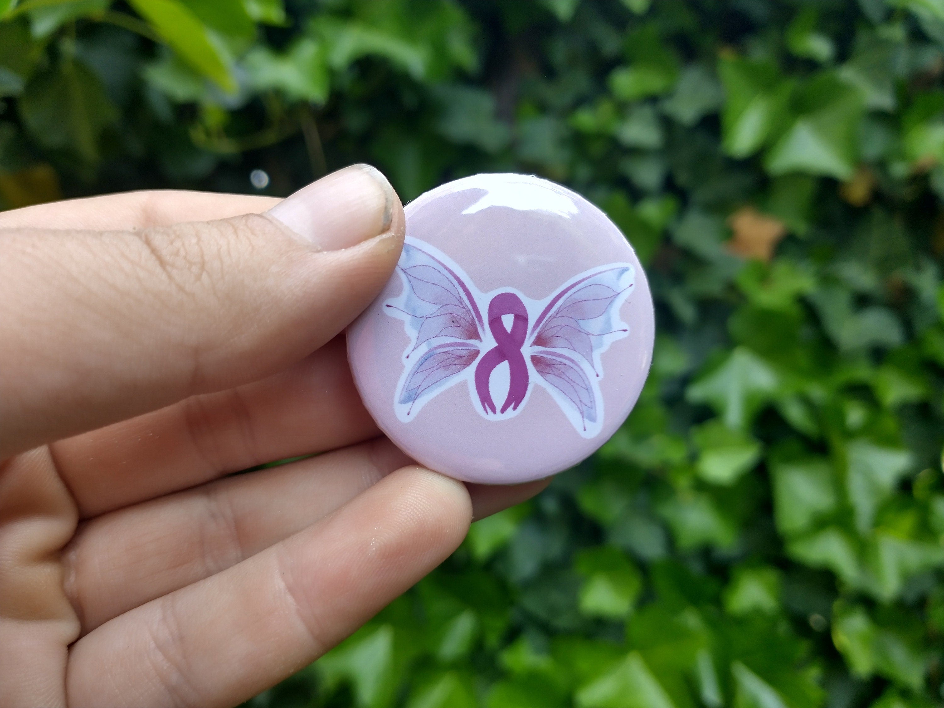 breast cancer suport badge / pin