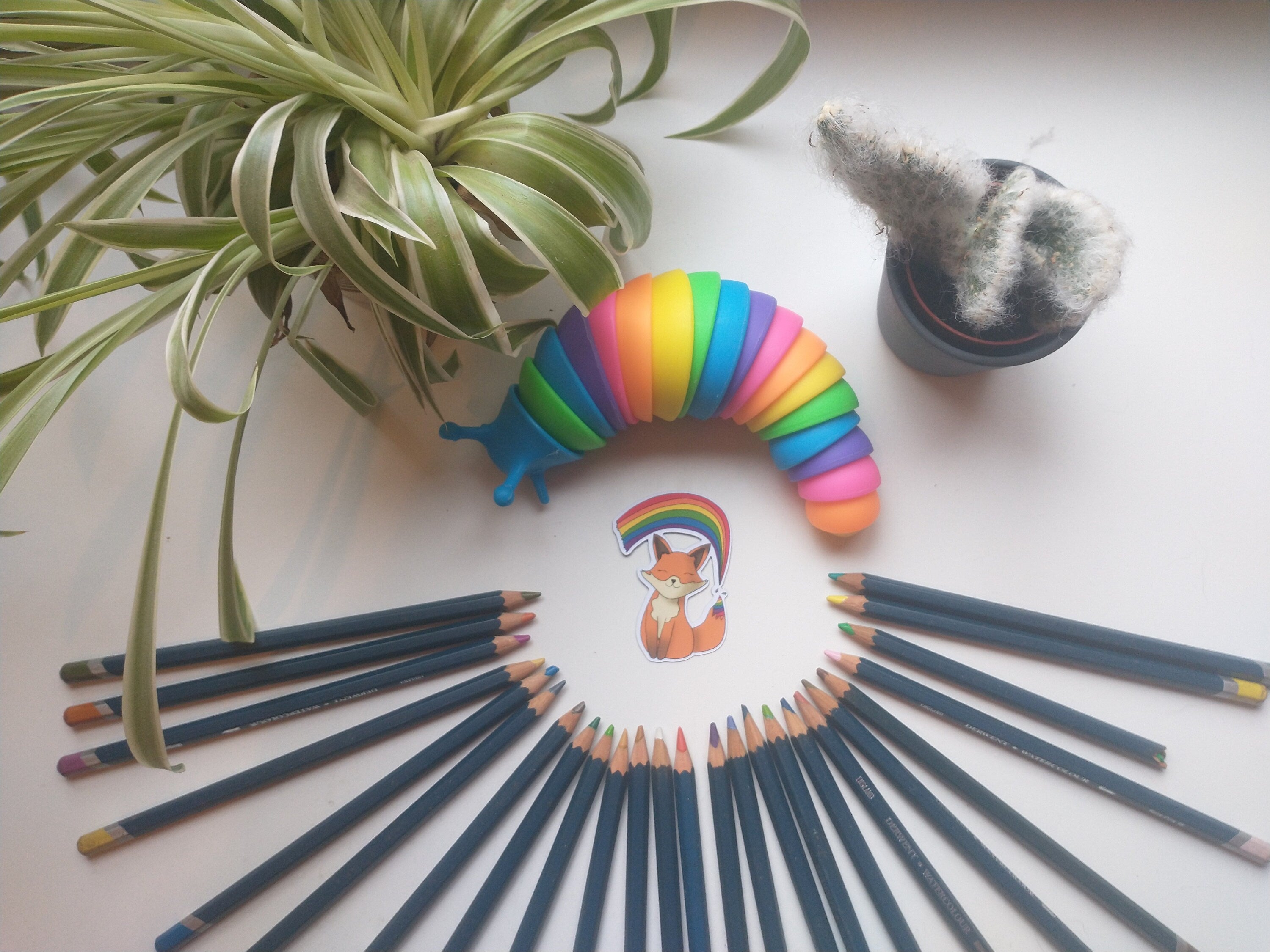 De vos van de regenboogtrots