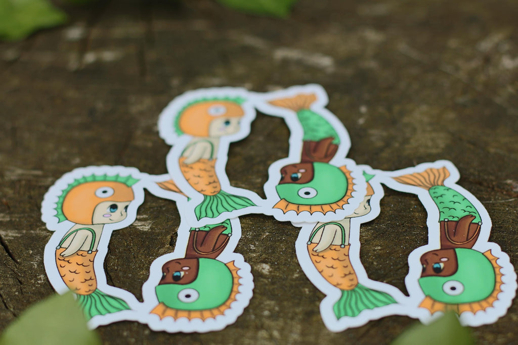 star sign constalation stickers pisces