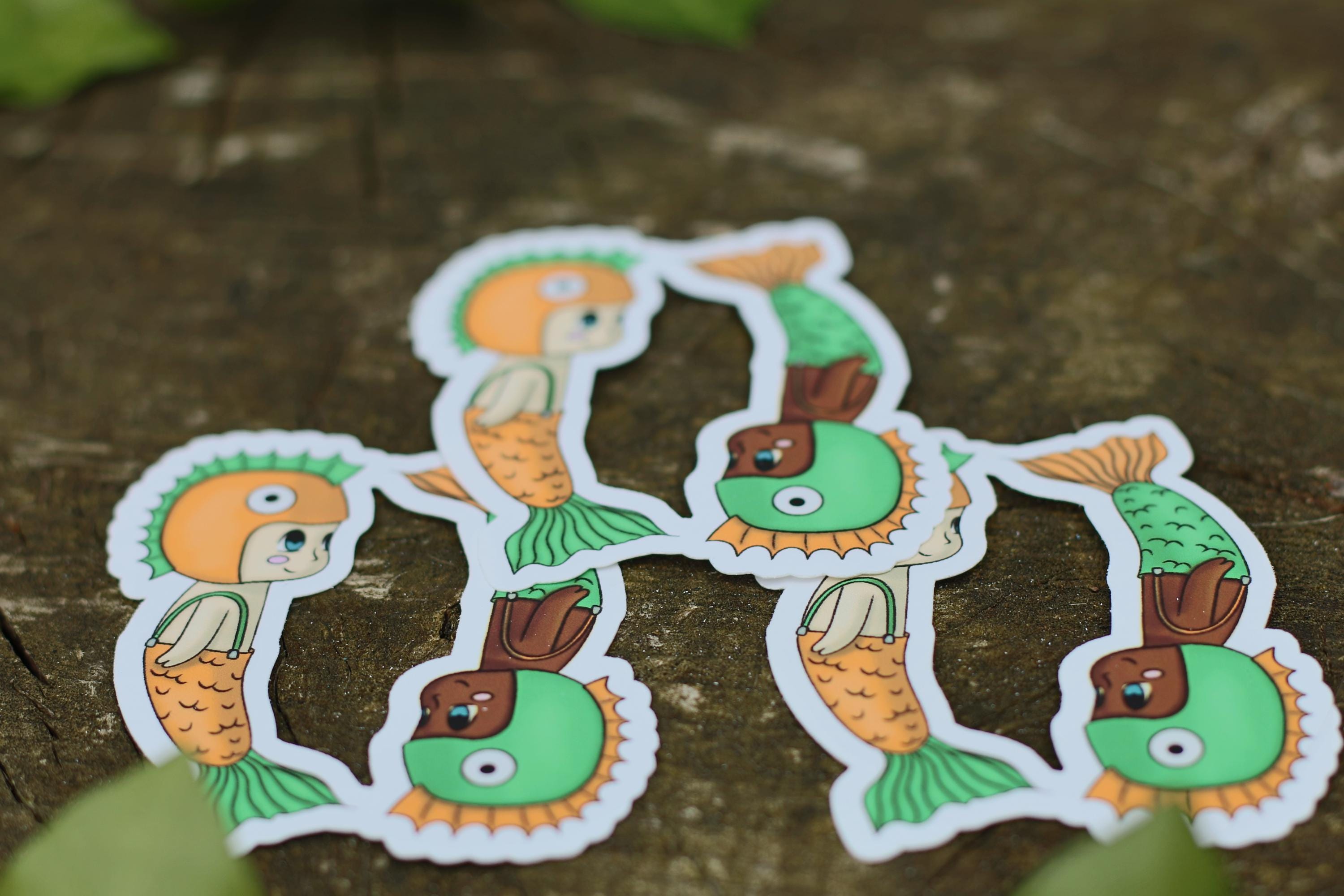 star sign constalation stickers pisces