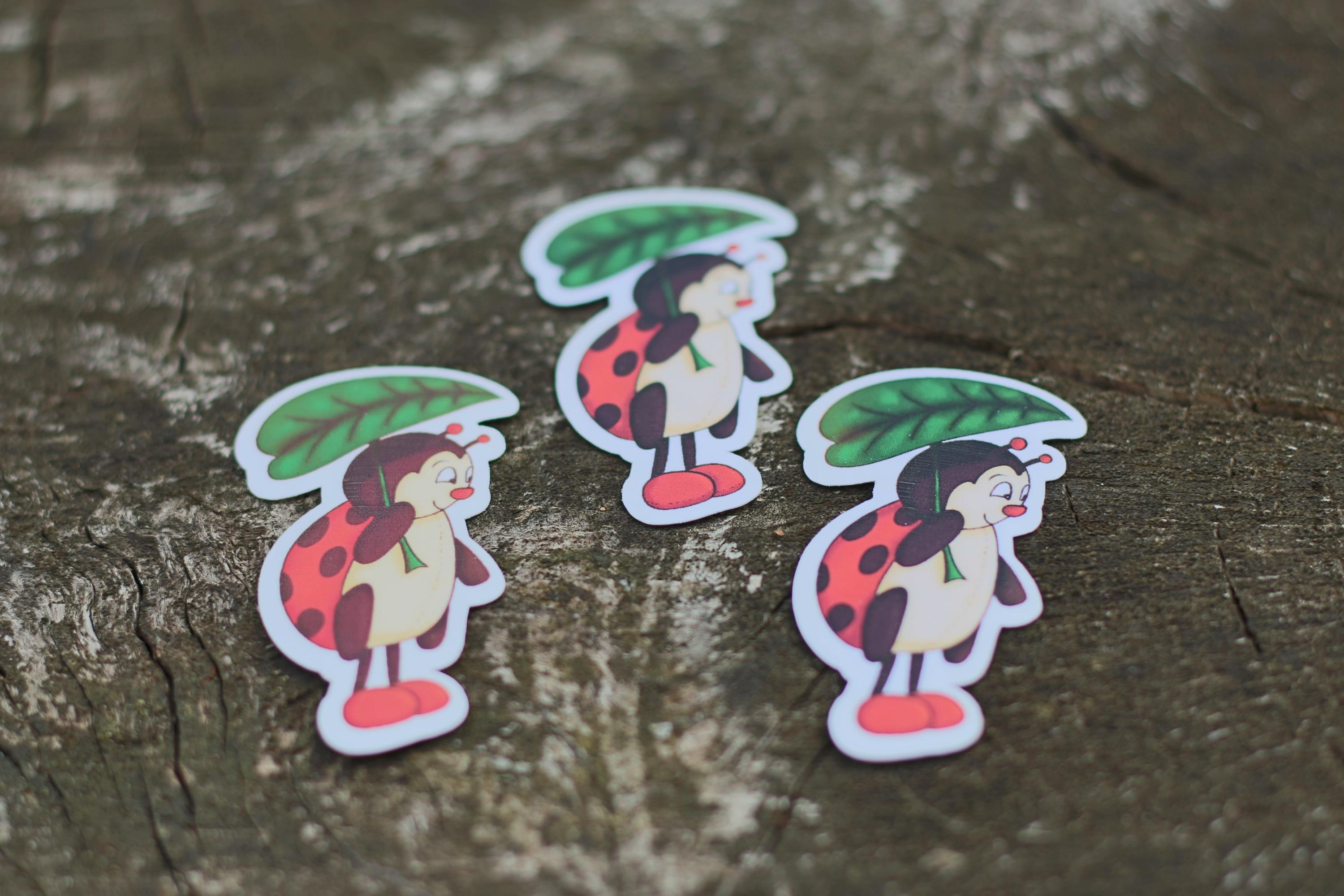 Ladybug vinyl sticker