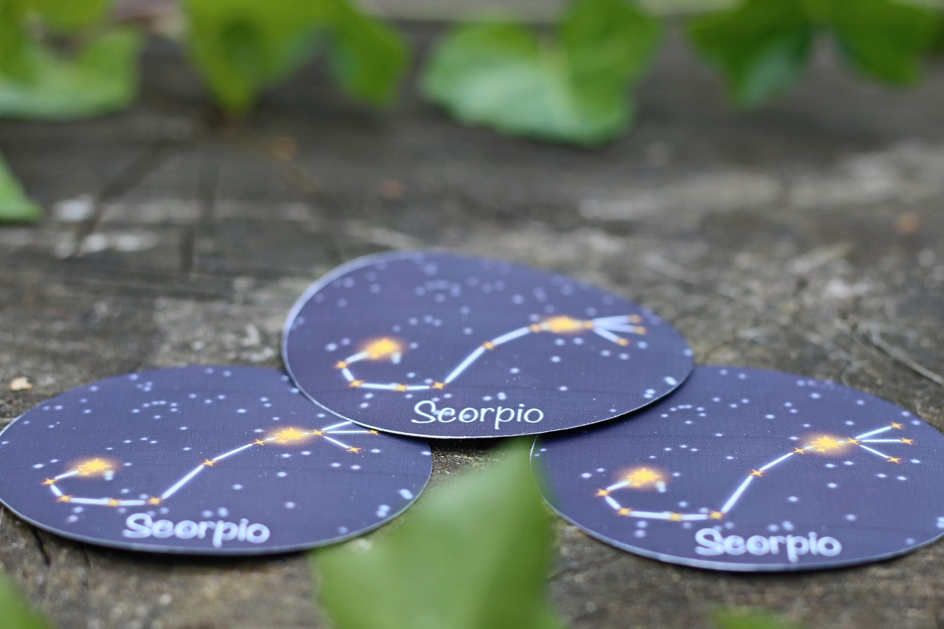 star sign constalation stickers scorpio