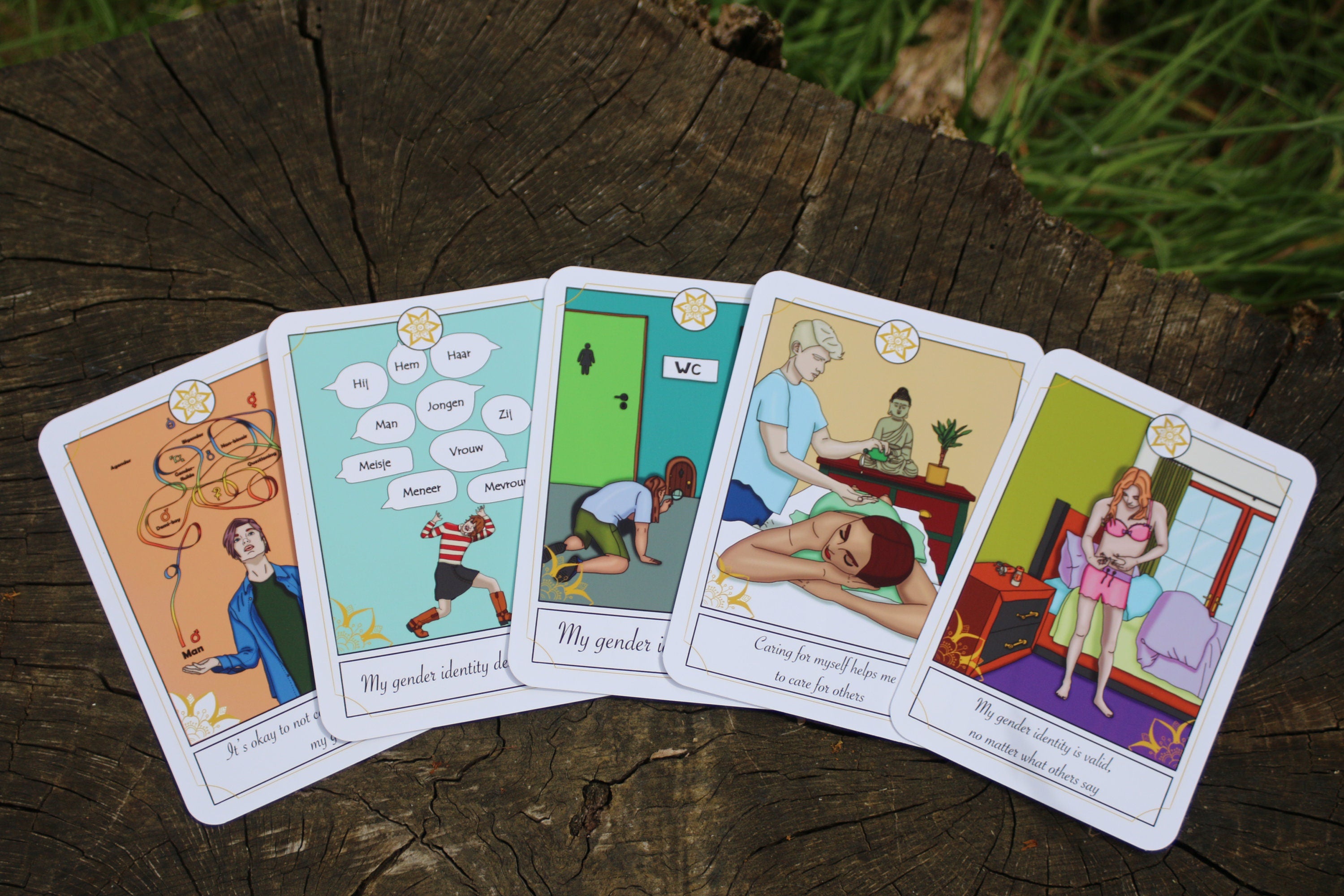 Gender affirmation cards set 2
