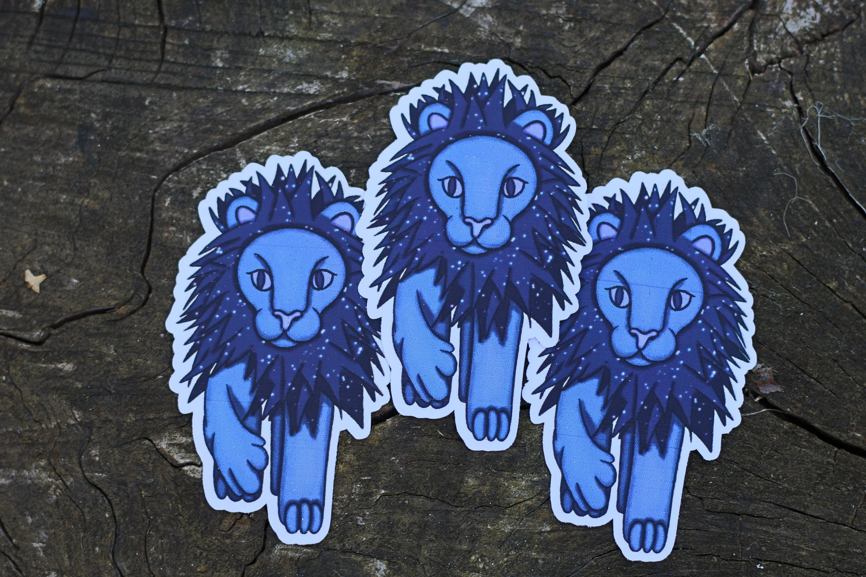 star sign constalation stickers Lion
