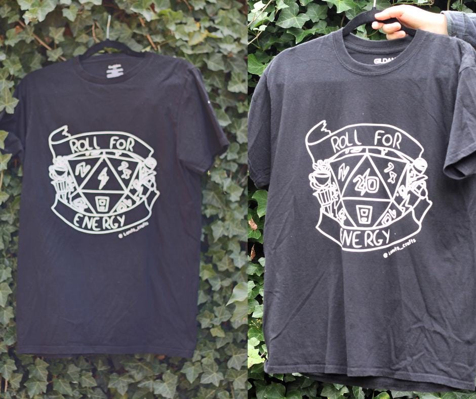 T-shirt roll for energy natural 1 or 20