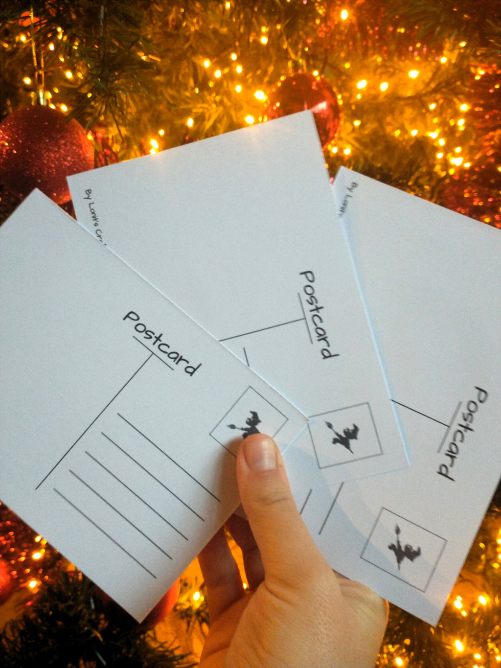 Christmas / new year postcads animals
