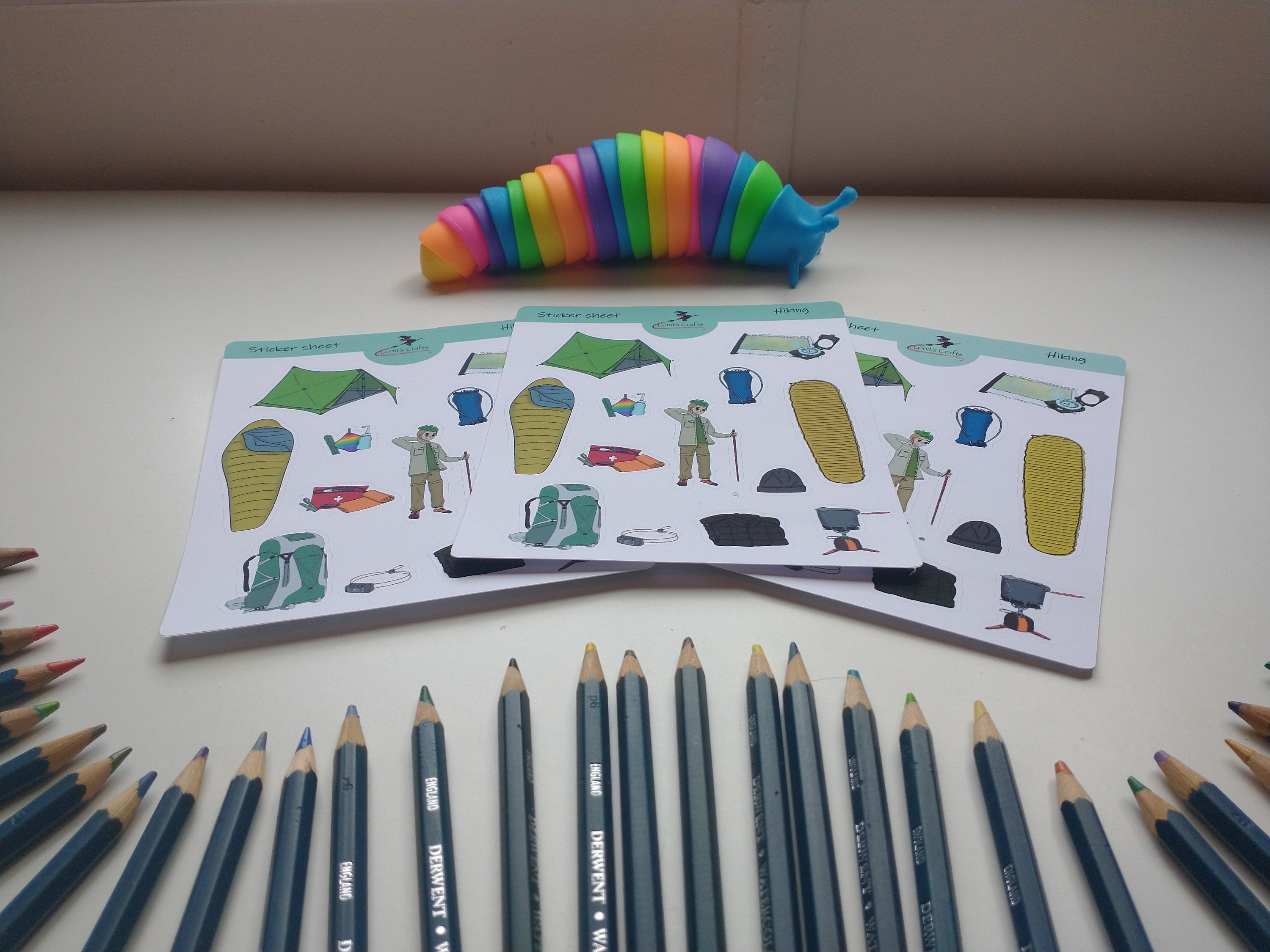 Stickersheet hiking