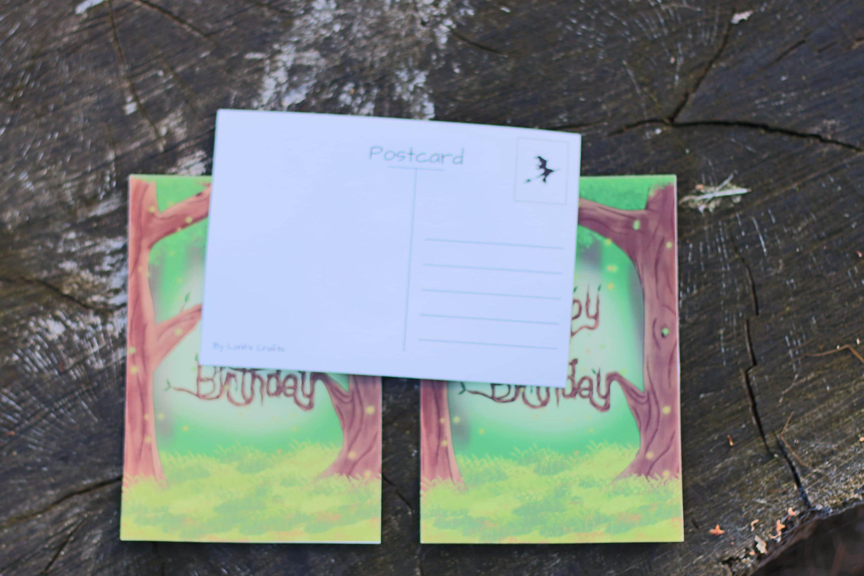 Birthday postcard