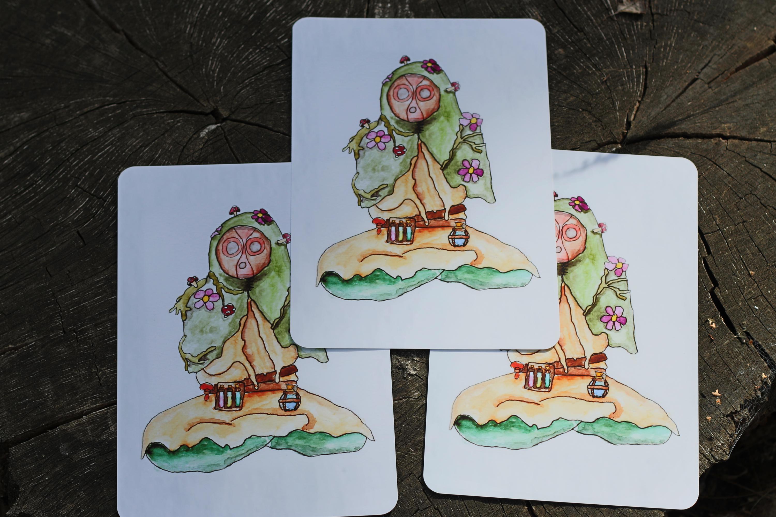 Art print forest spirit