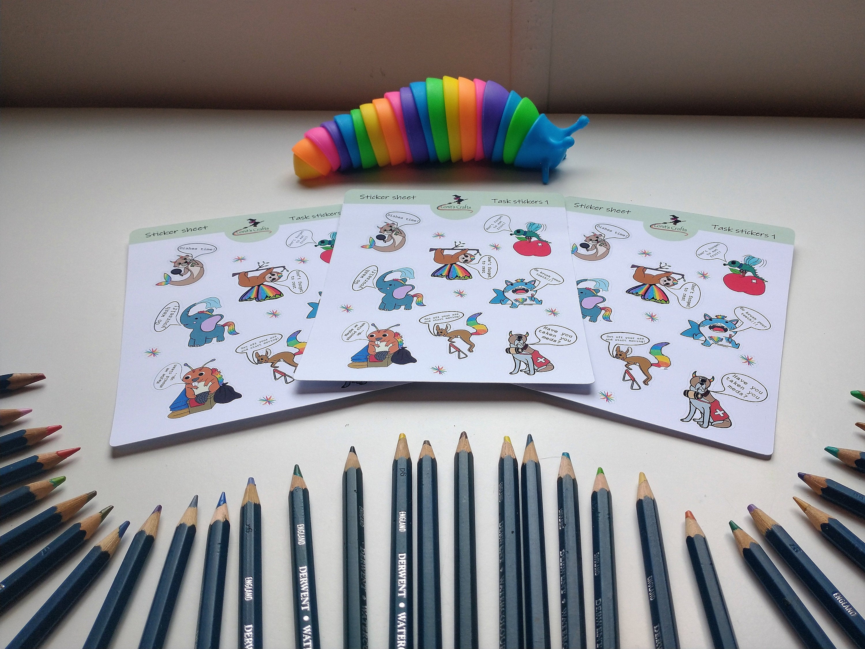 Stickersheet task stickers  1