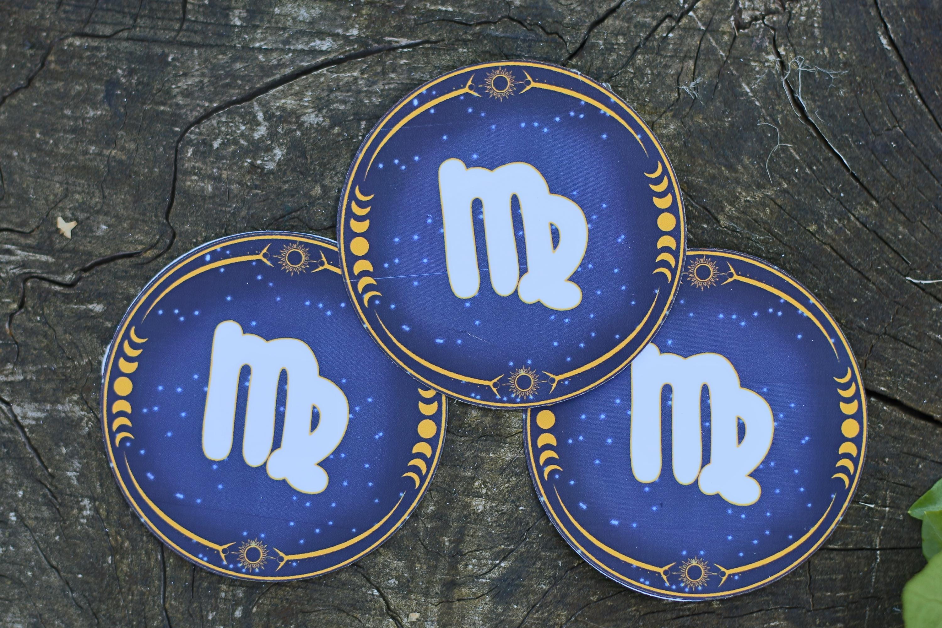 star sign constalation stickers virgo