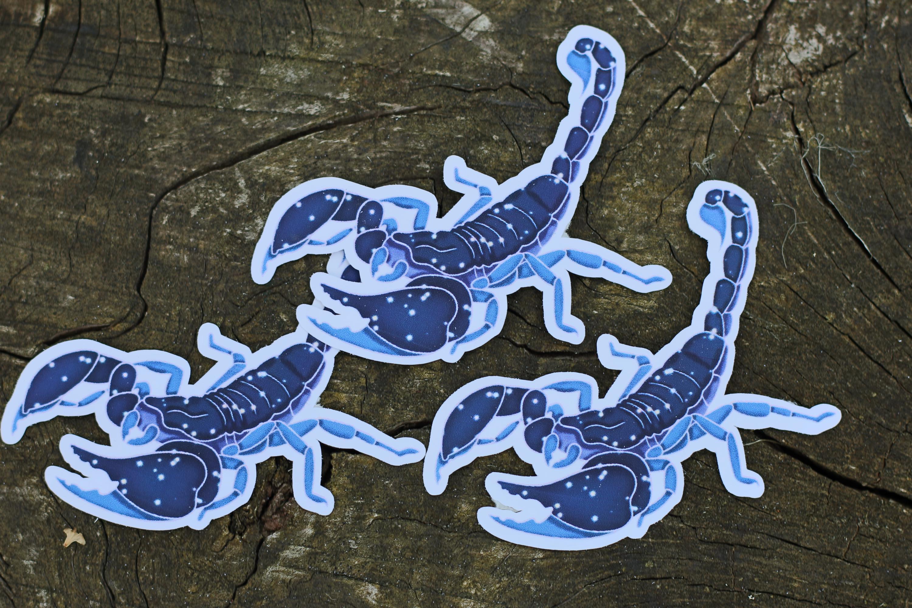 star sign constalation stickers scorpio