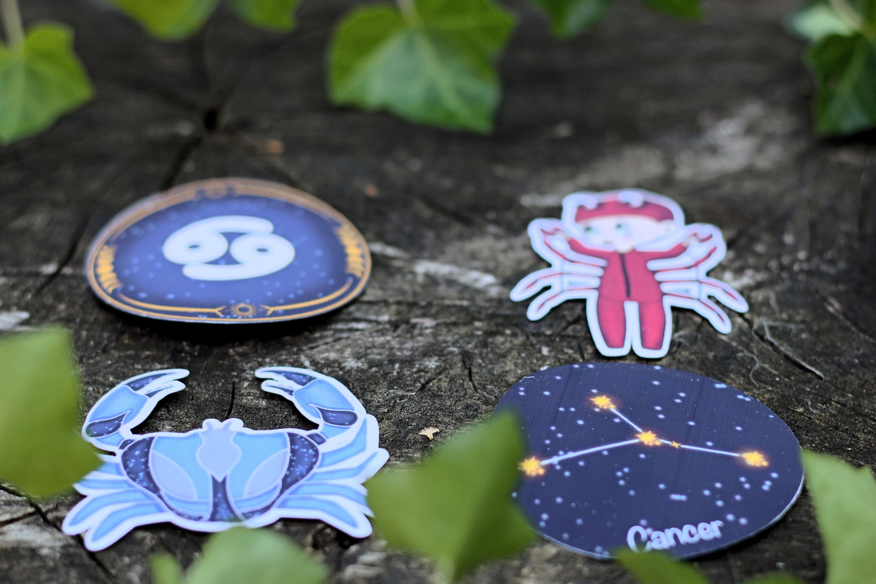 star sign constalation stickers cancer