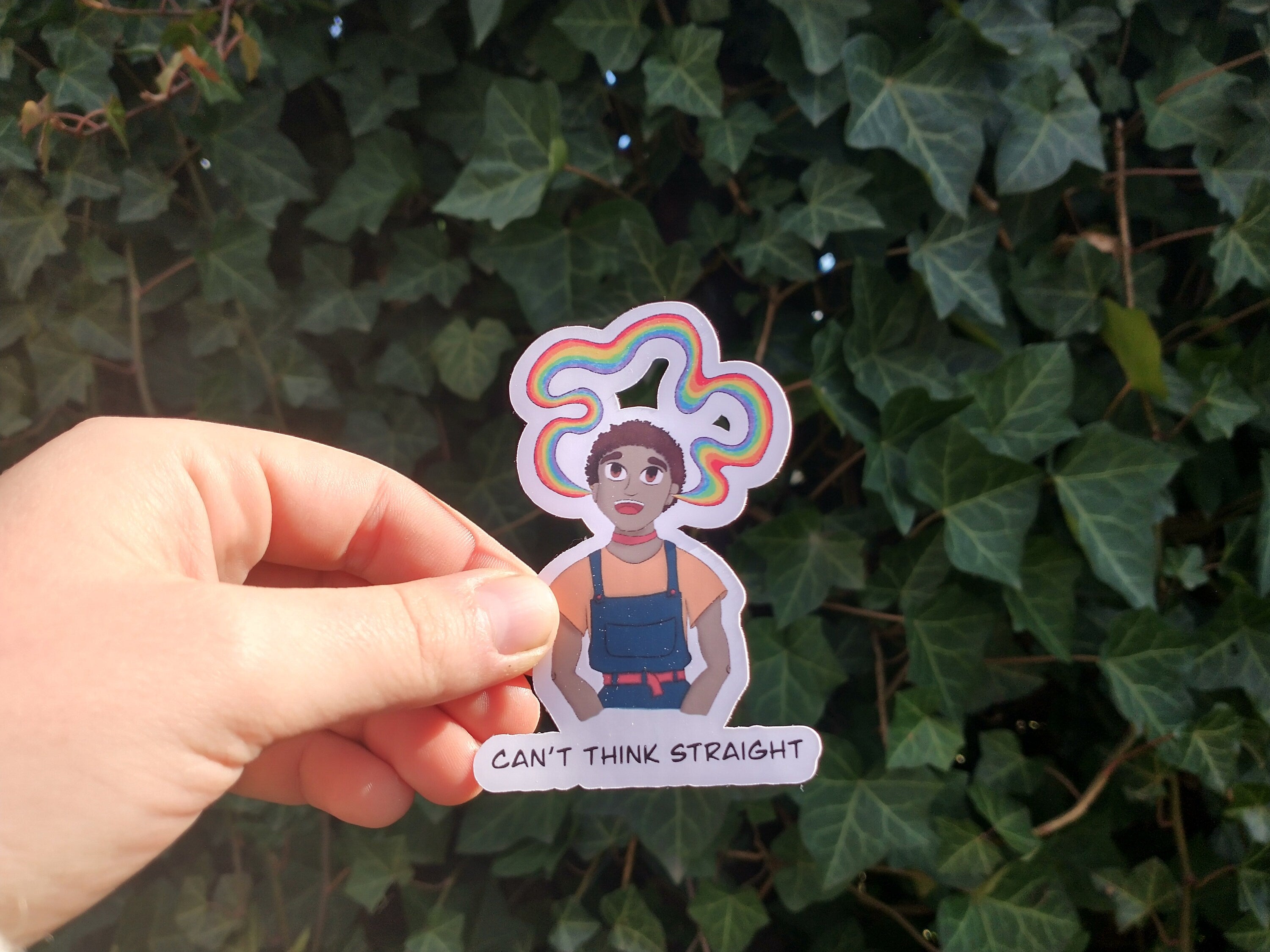 bundle can't sit, think an be straight vinyl sticker