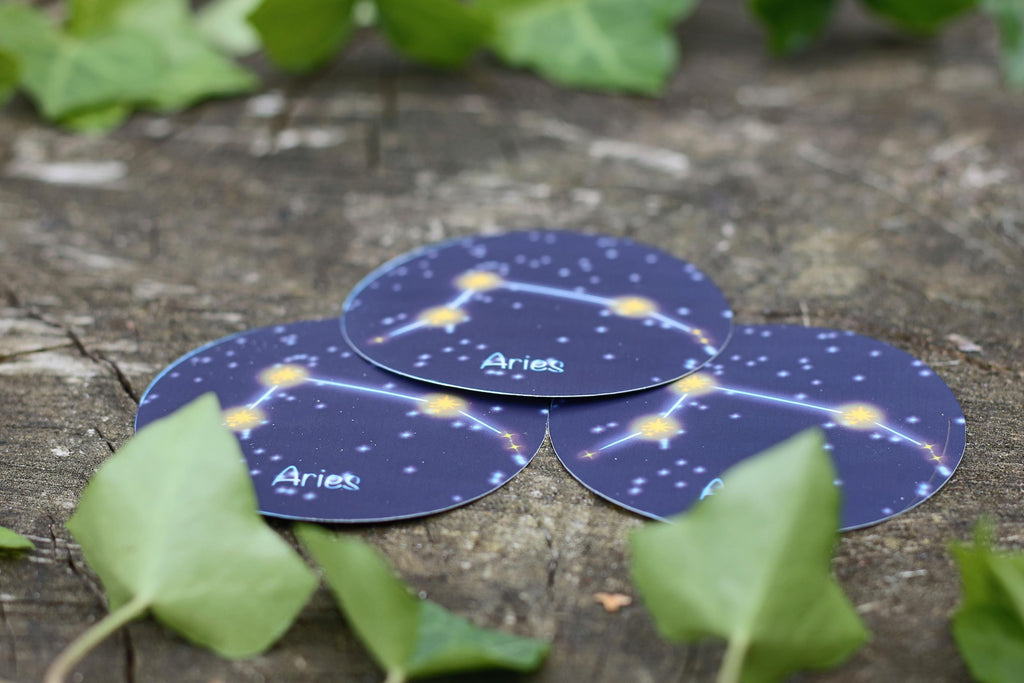 star sign constalation stickers aries