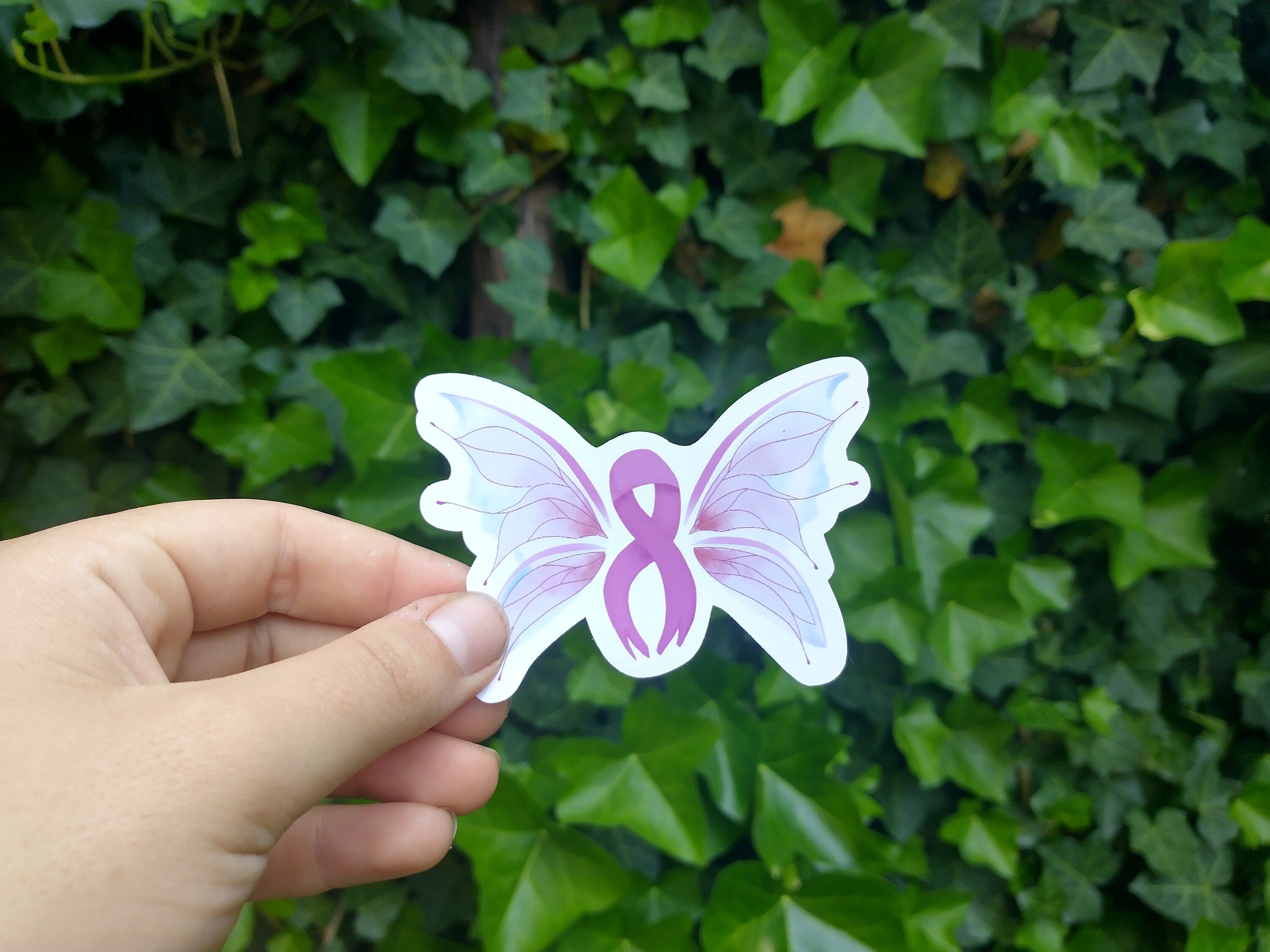 breast cancer suport vinyl sticker