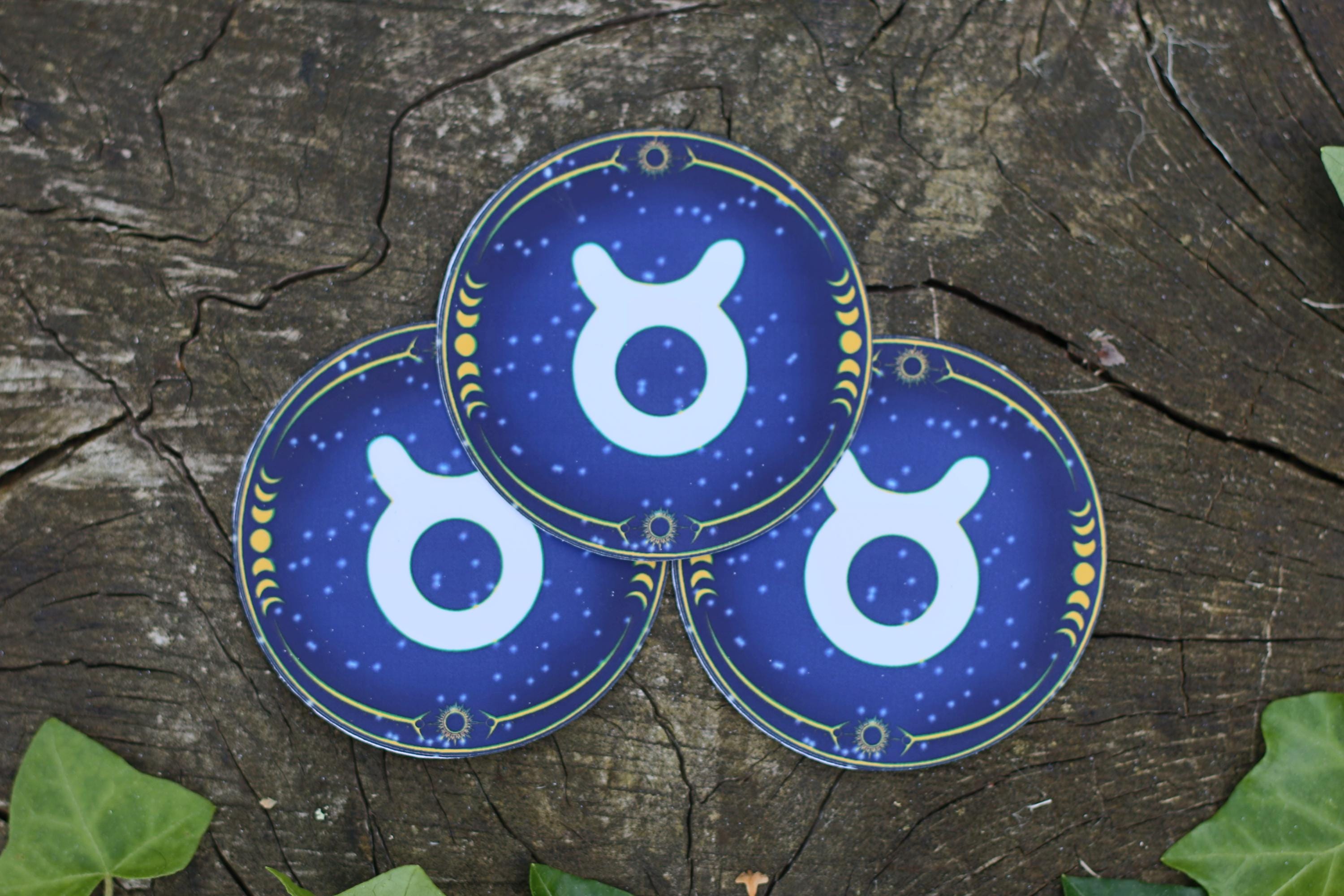star sign constalation stickers taurus