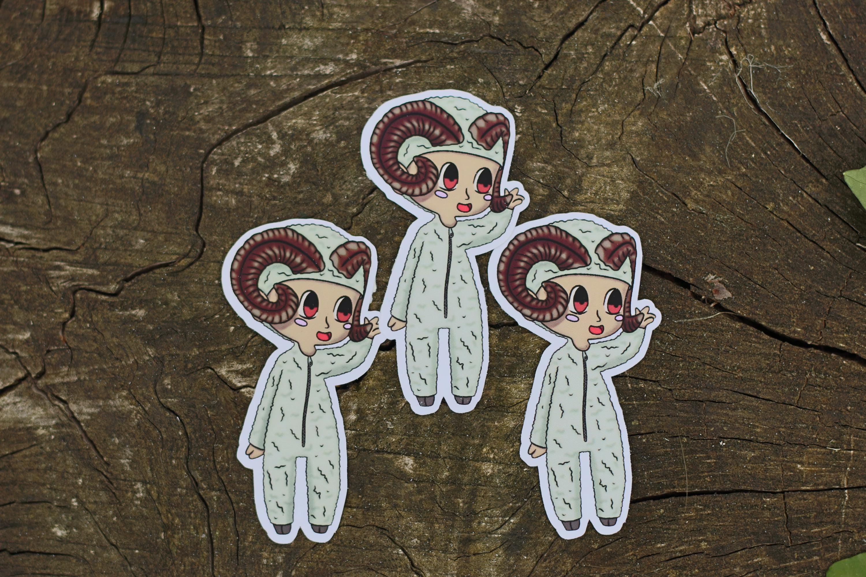 star sign constalation stickers aries