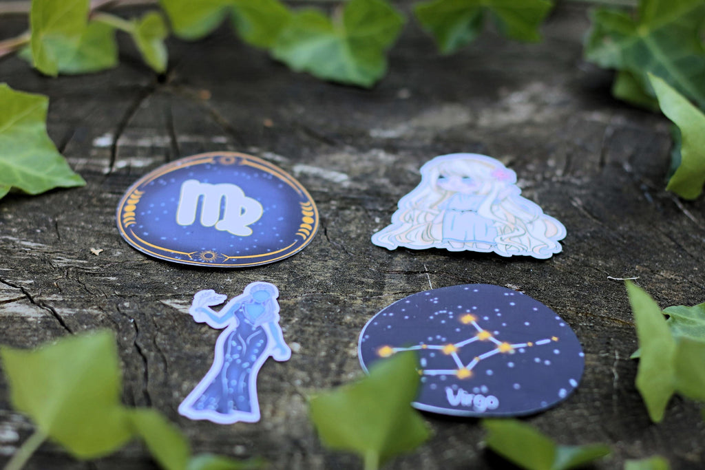 star sign constalation stickers virgo