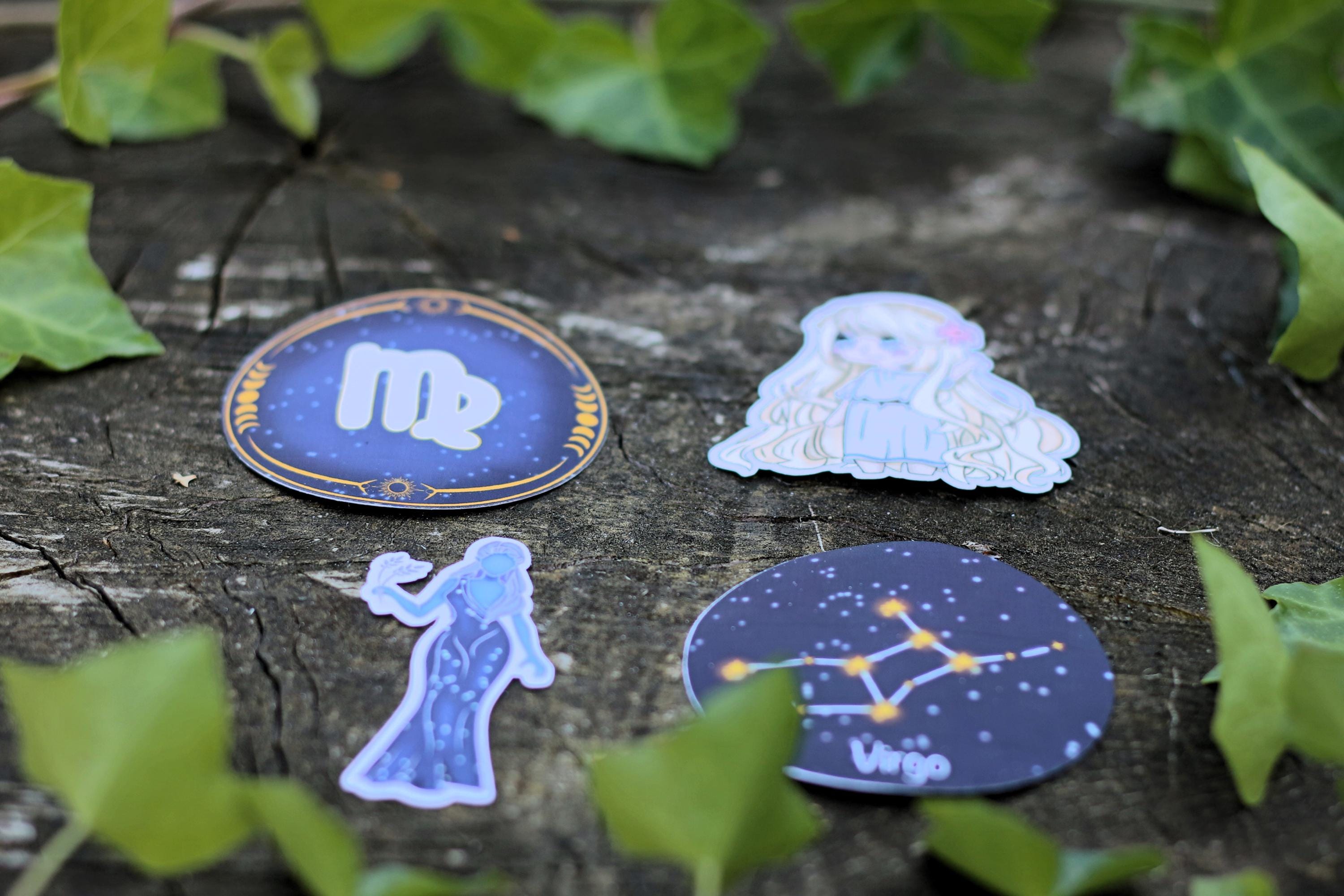 star sign constalation stickers virgo