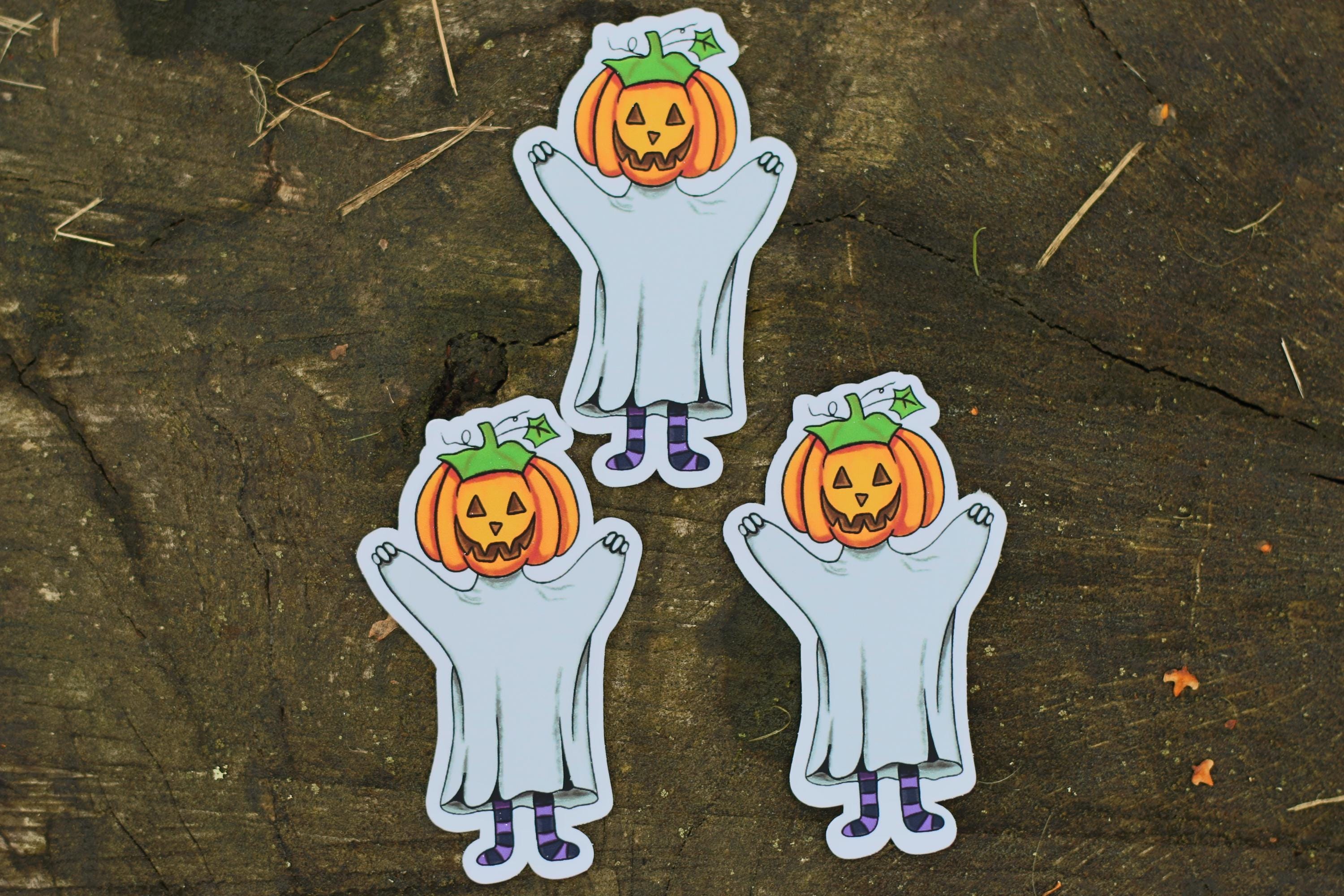 cute spooky pumkin ghosts