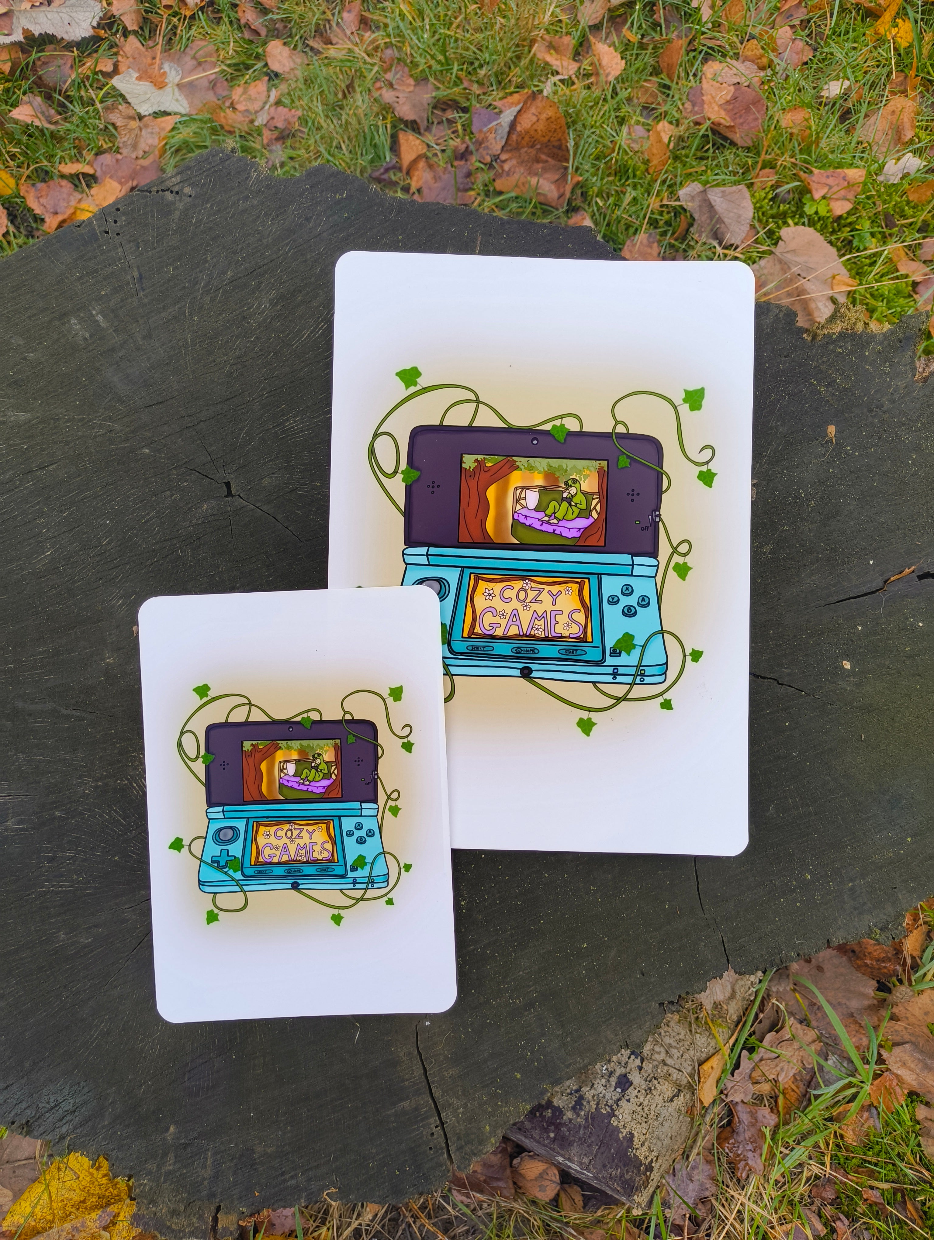 Art print cozy gaming