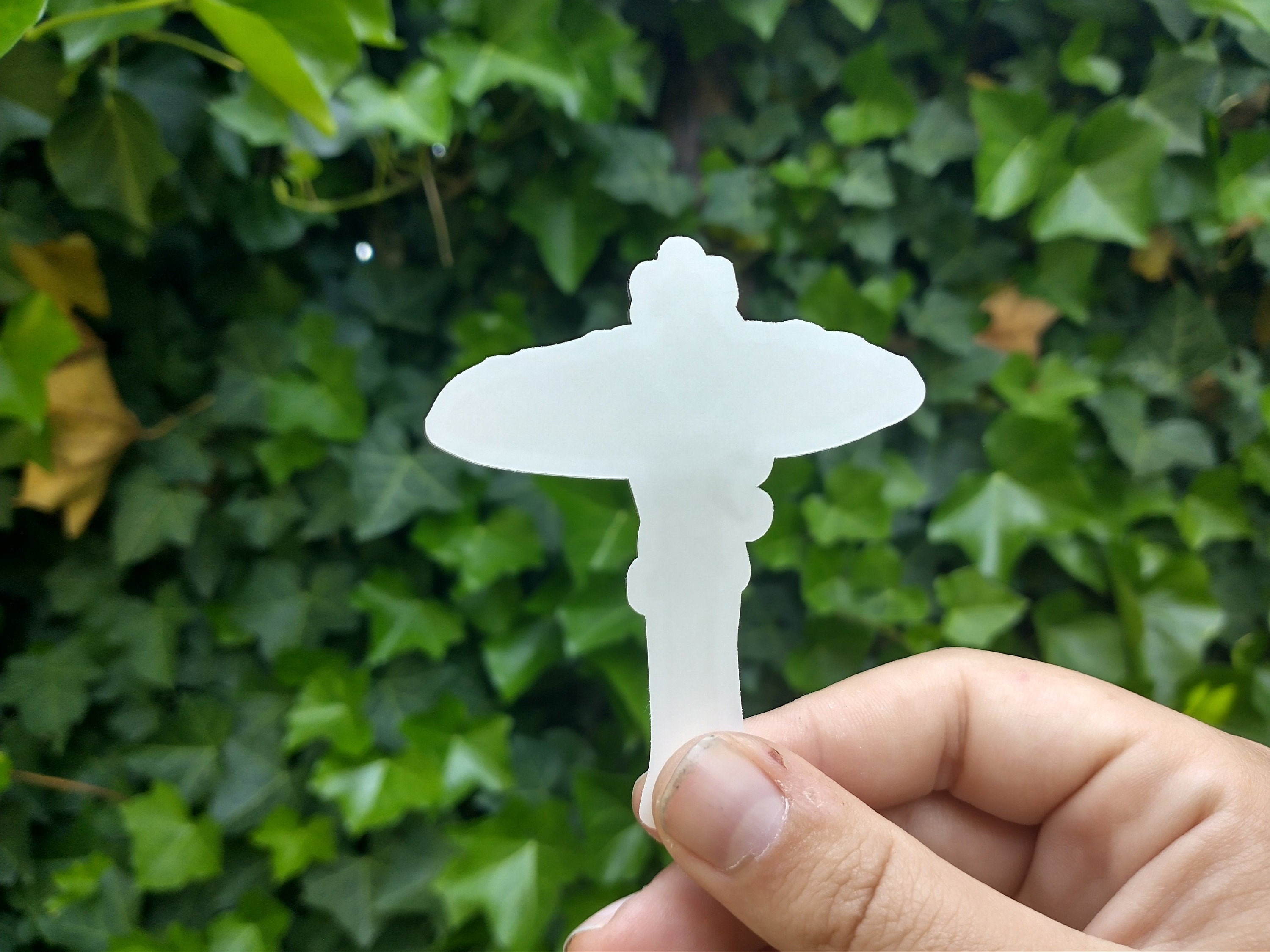Mushroom gnome vinyl sticker