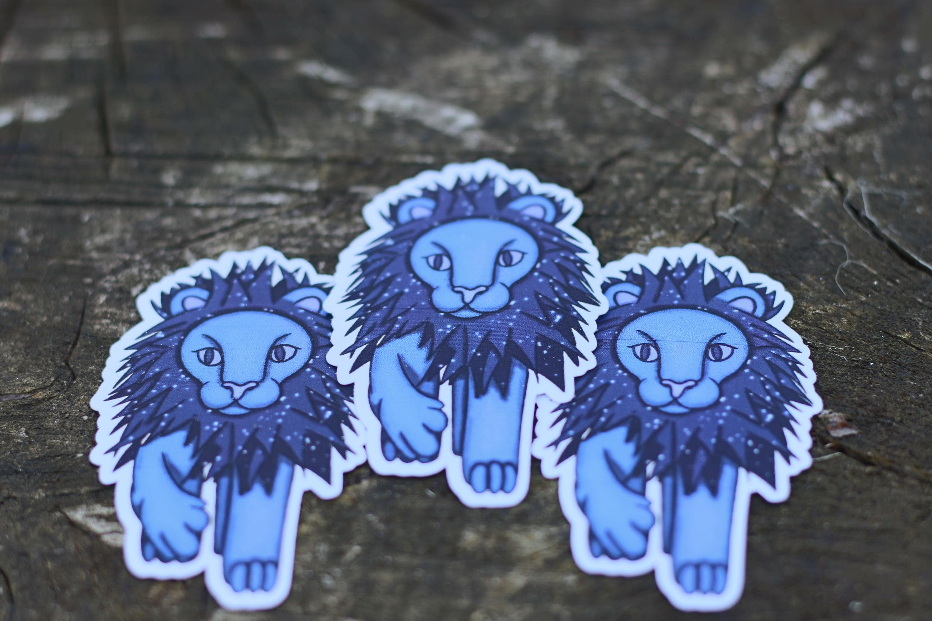 star sign constalation stickers Lion