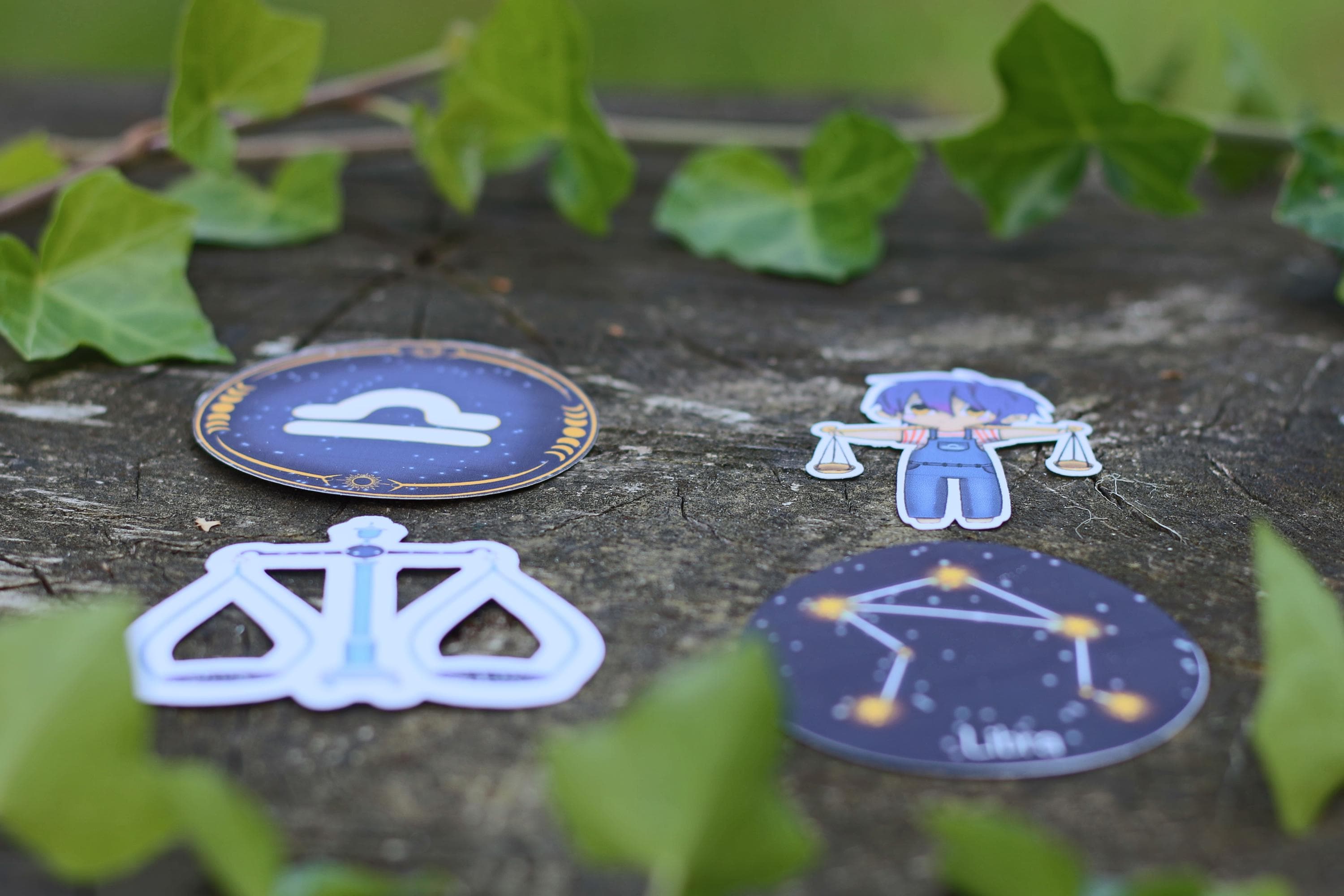 star sign constalation stickers libra