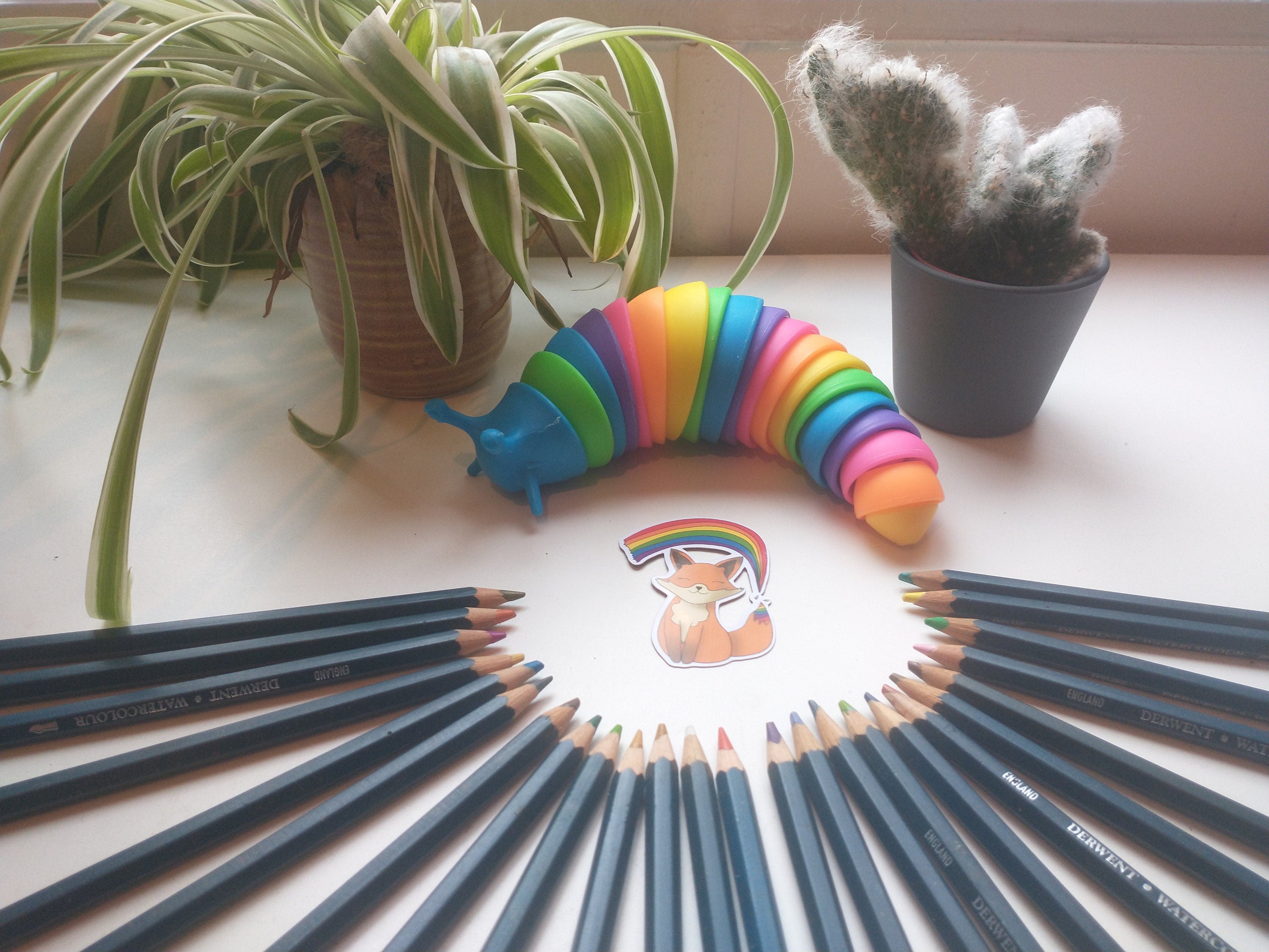 De vos van de regenboogtrots