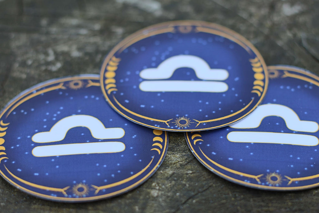 star sign constalation stickers libra