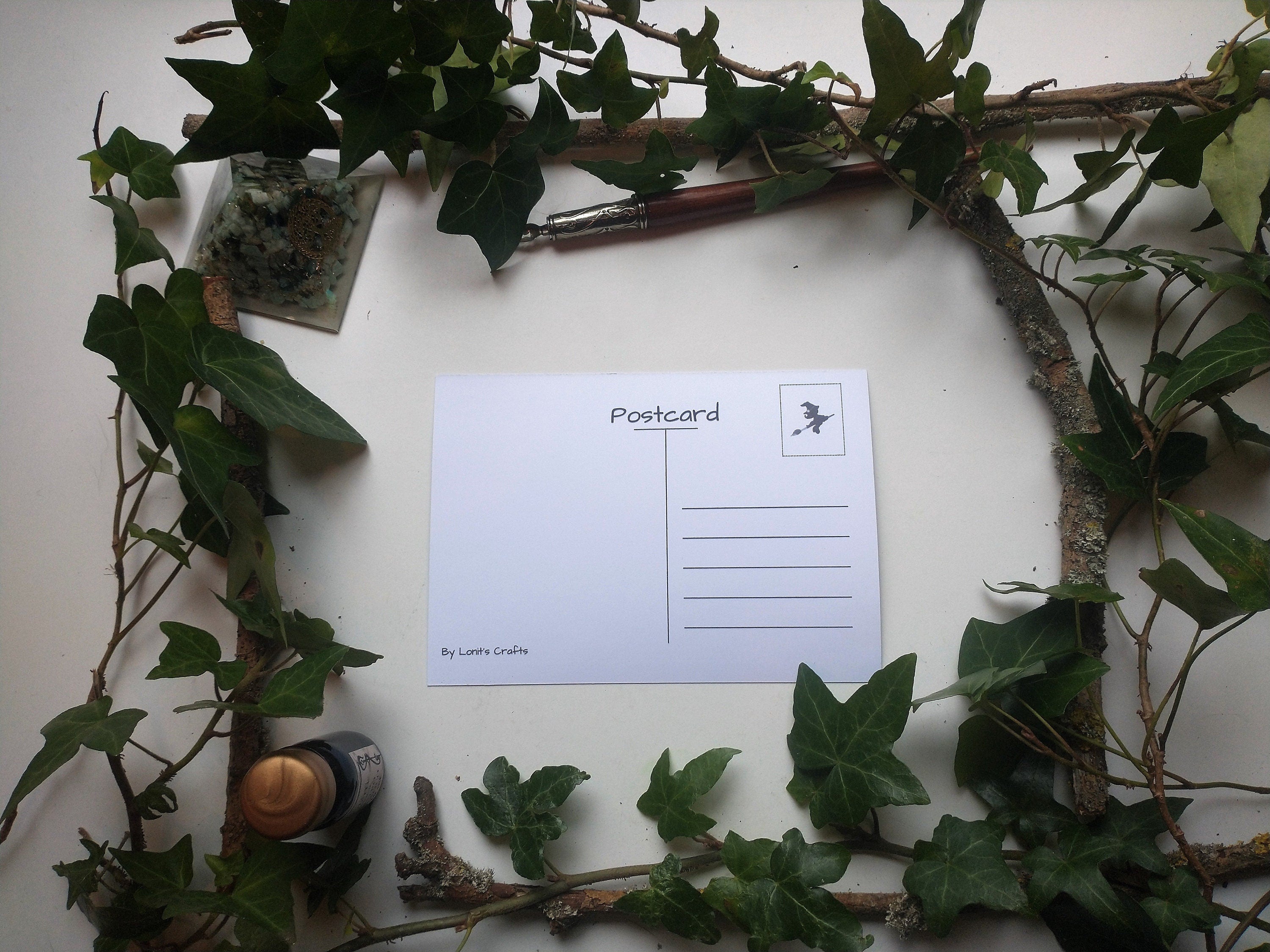 bundle of postcards
